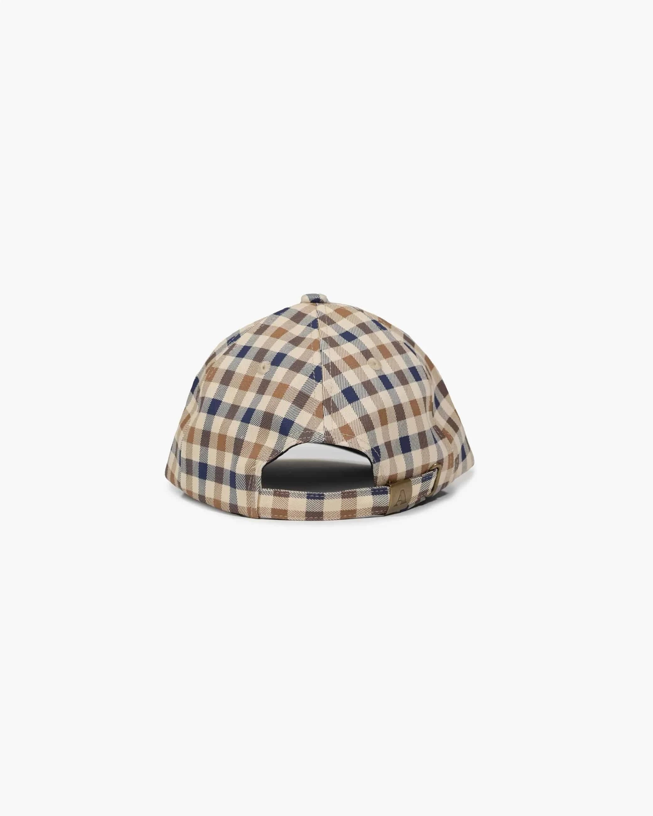 Aquascutum Active Club Check Baseball Cap - Image 3