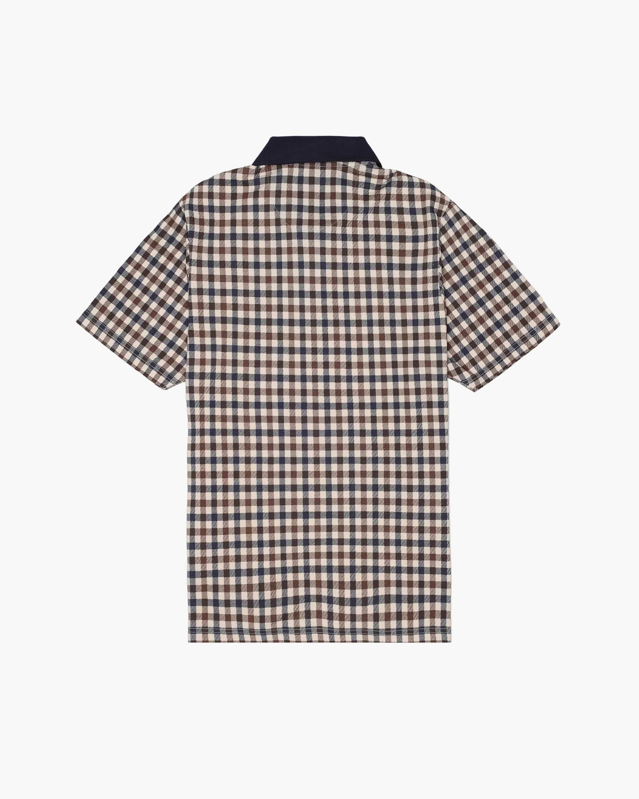 Aquascutum Active Club Check Piquet Polo - Image 2