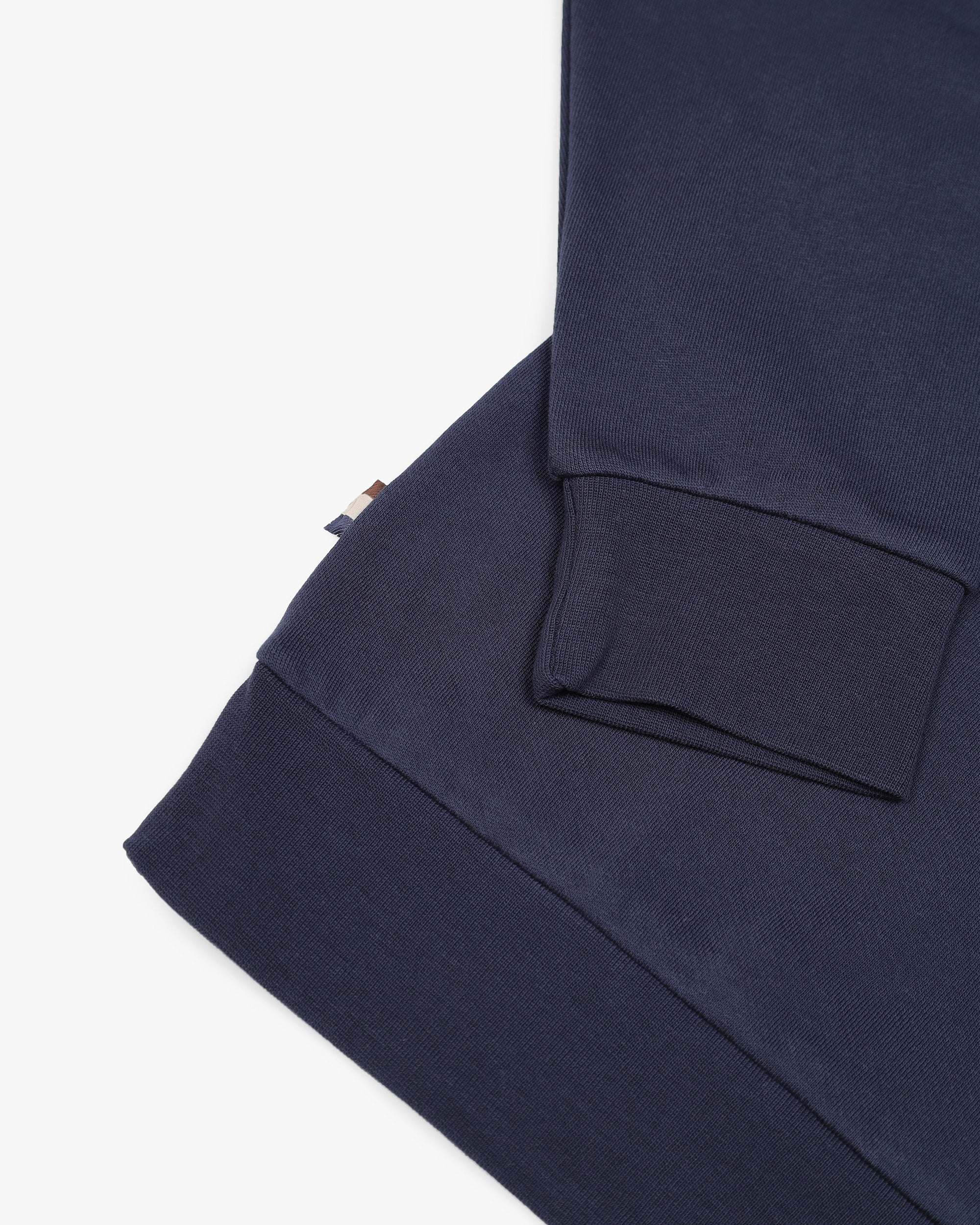 Aquascutum Active Club Check Shoulder Quarter Zip Jumper Navy - Image 3