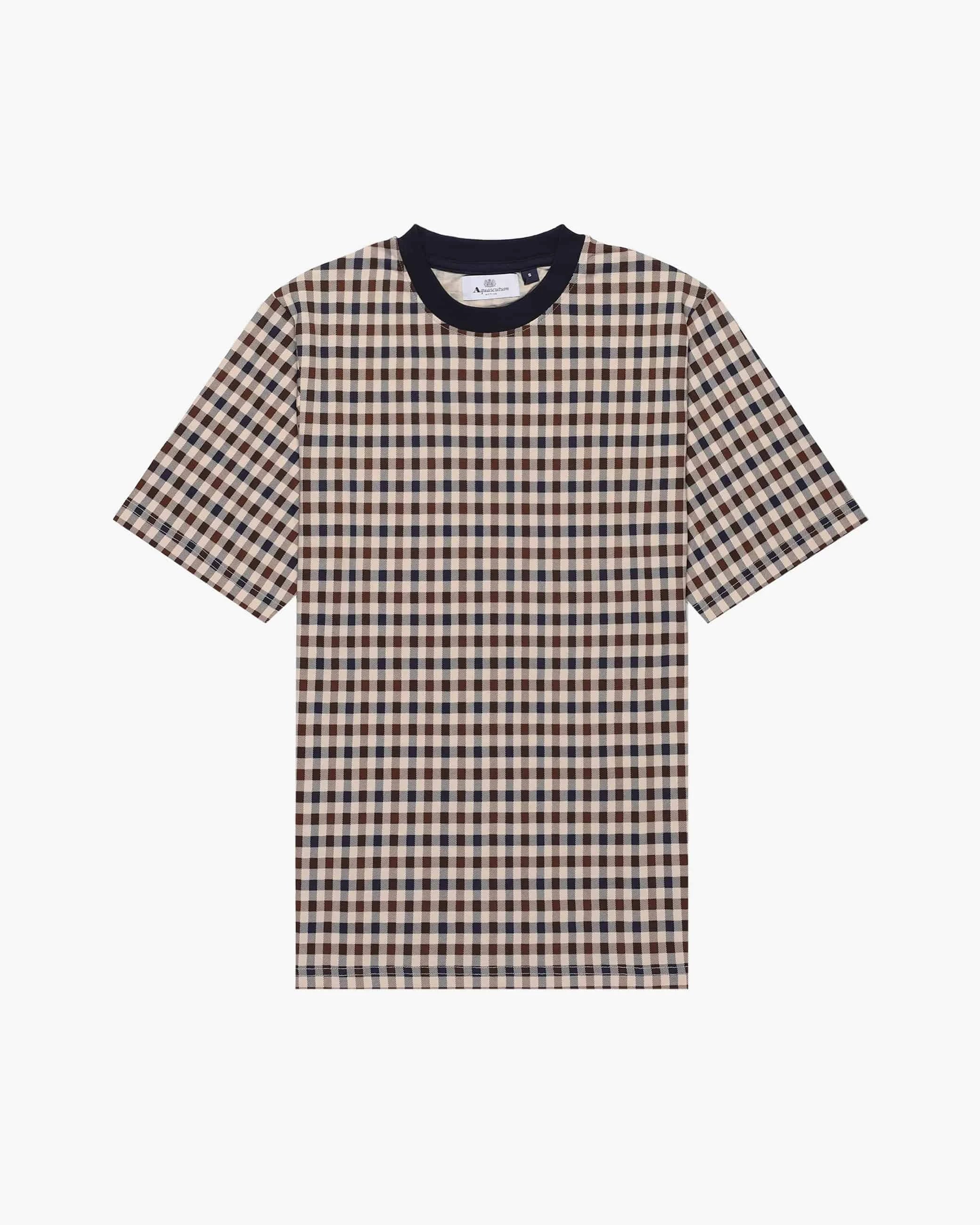 Aquascutum Active Club Check T-Shirt