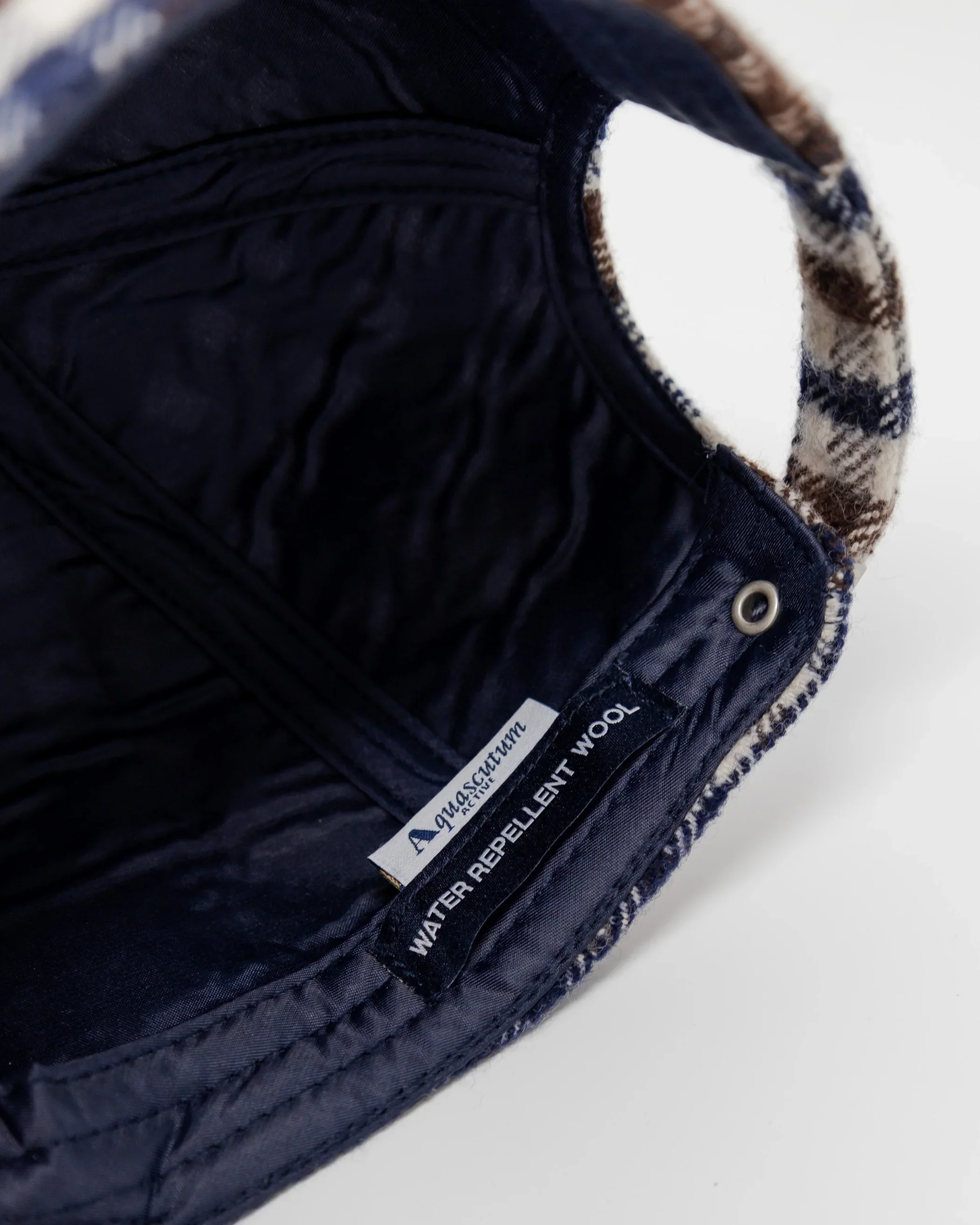 Aquascutum Active Club Check Water Repellent Baseball Cap - Image 5