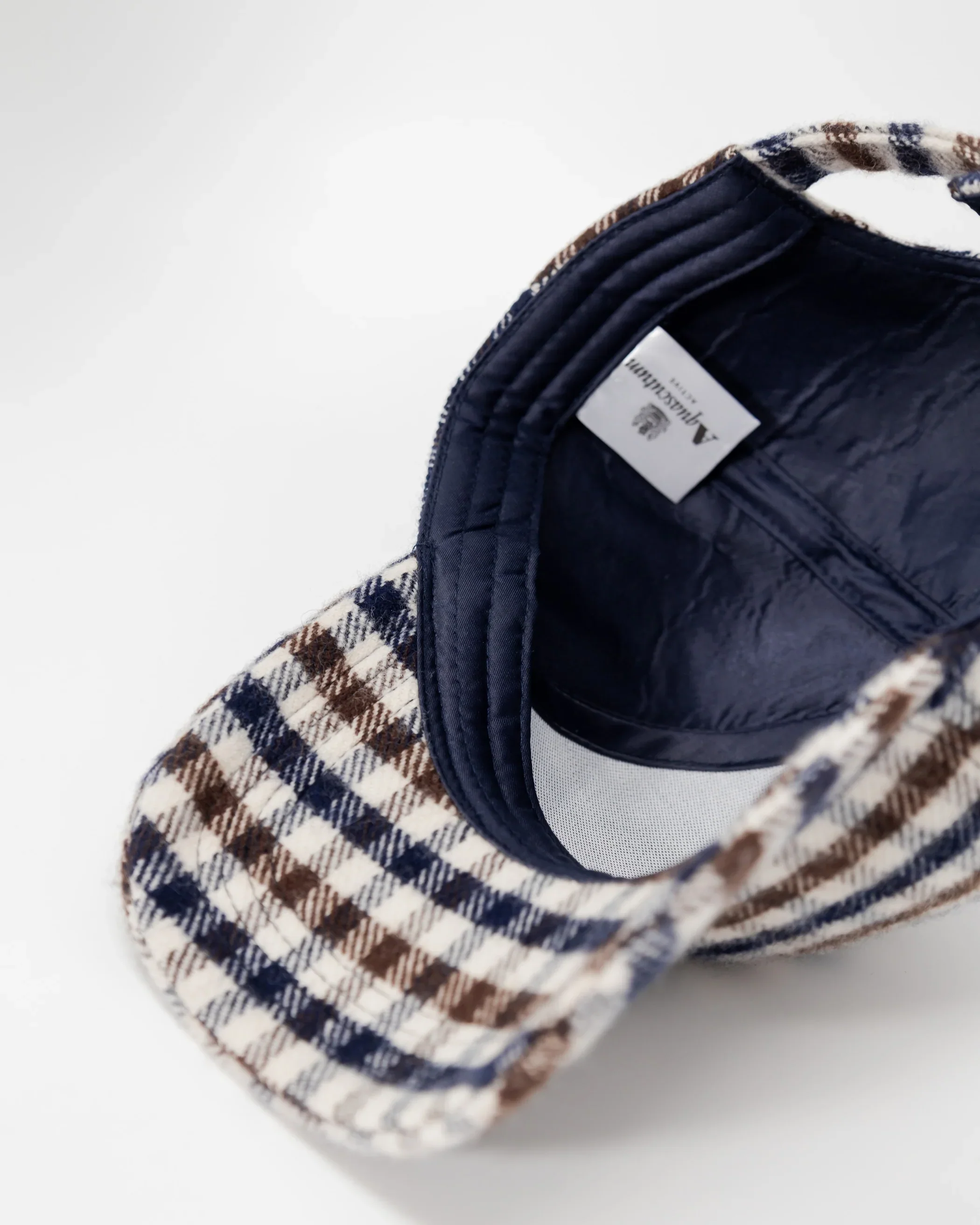 Aquascutum Active Club Check Water Repellent Baseball Cap - Image 6