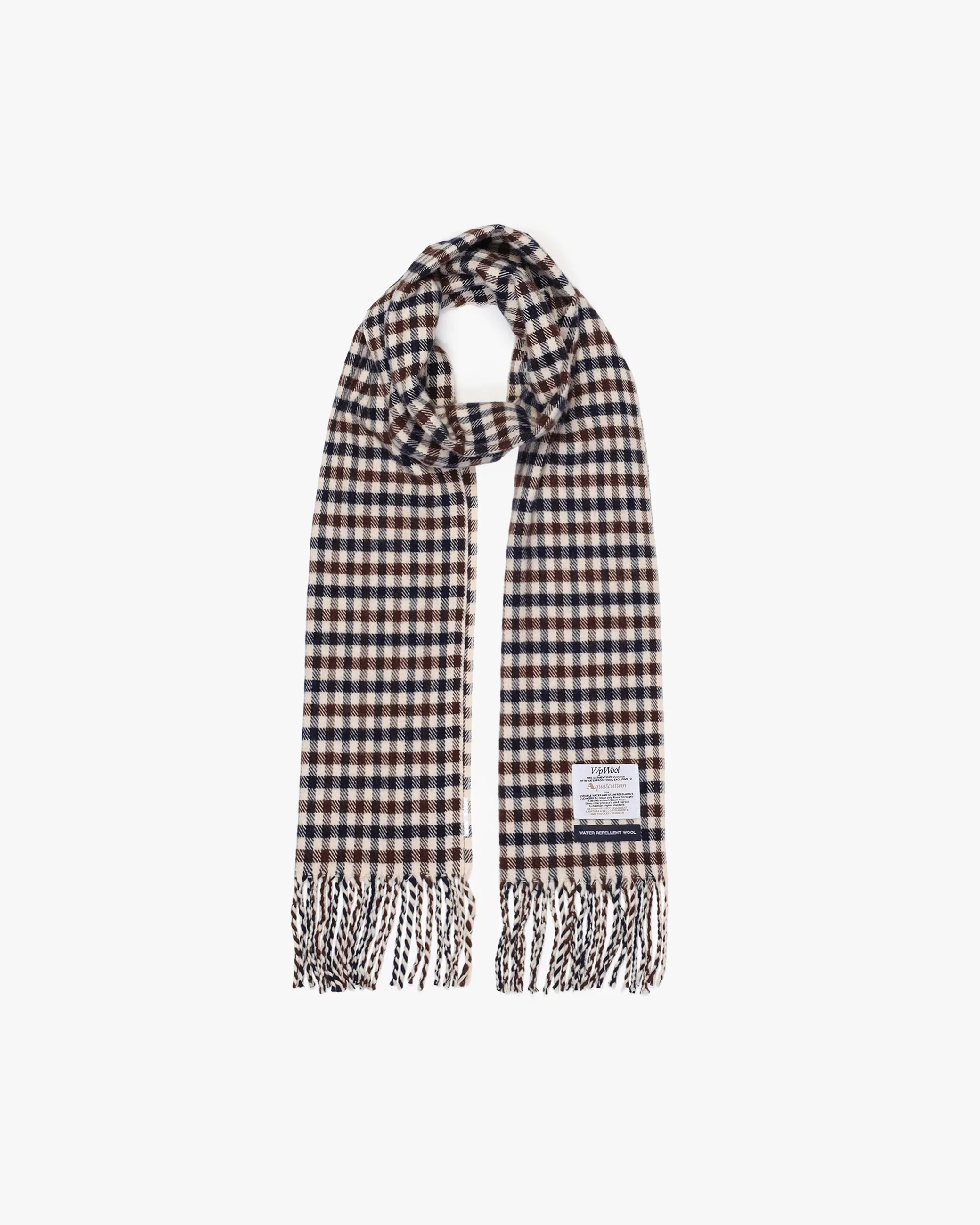 Aquascutum Active Club Check Water Repellent Scarf