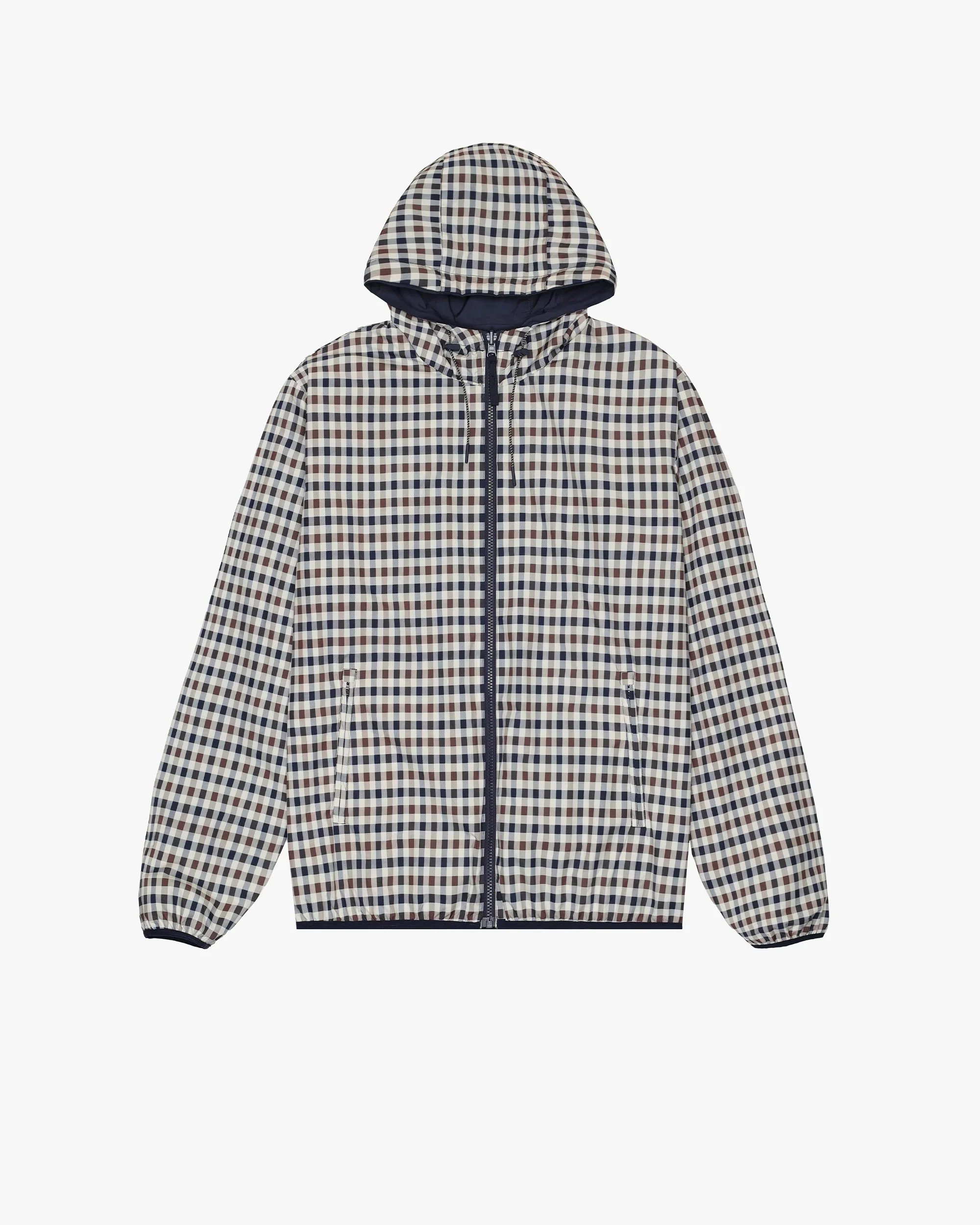 Aquascutum Active Hooded Sailor Reversible Jacket Navy - Image 3