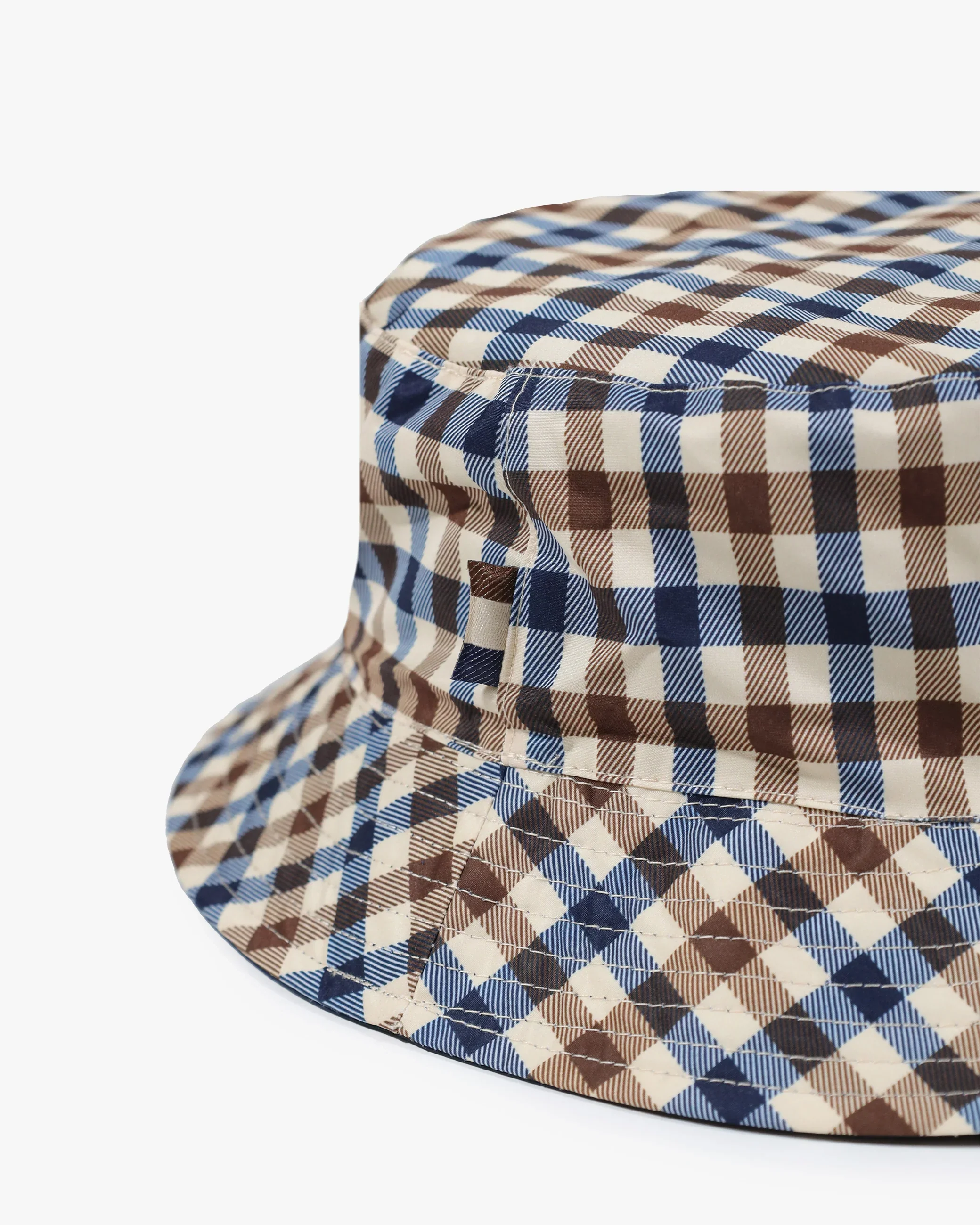 Aquascutum Active Iconic Club Check Reversible Bucket Hat