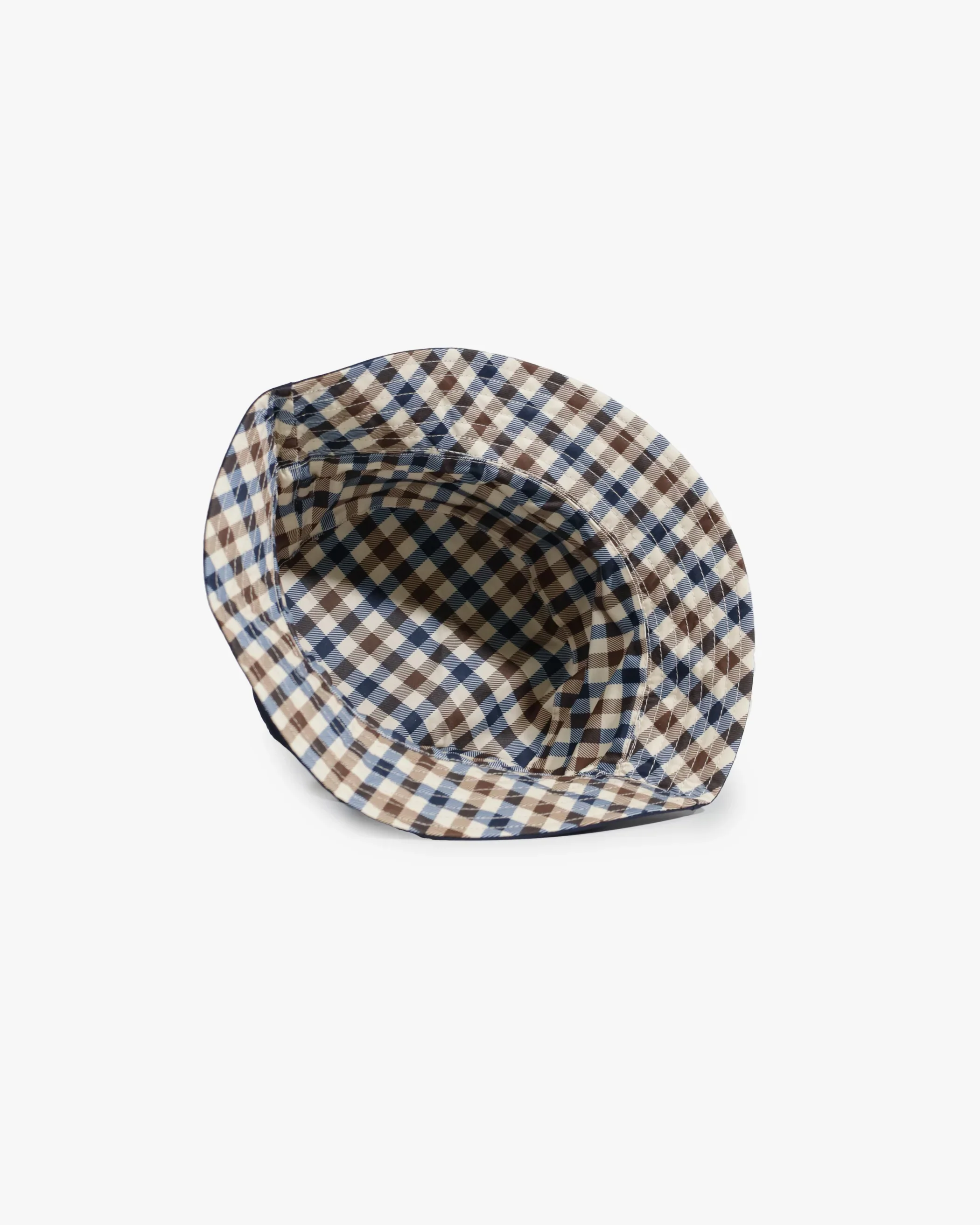 Aquascutum Active Iconic Club Check Reversible Bucket Hat - Image 6