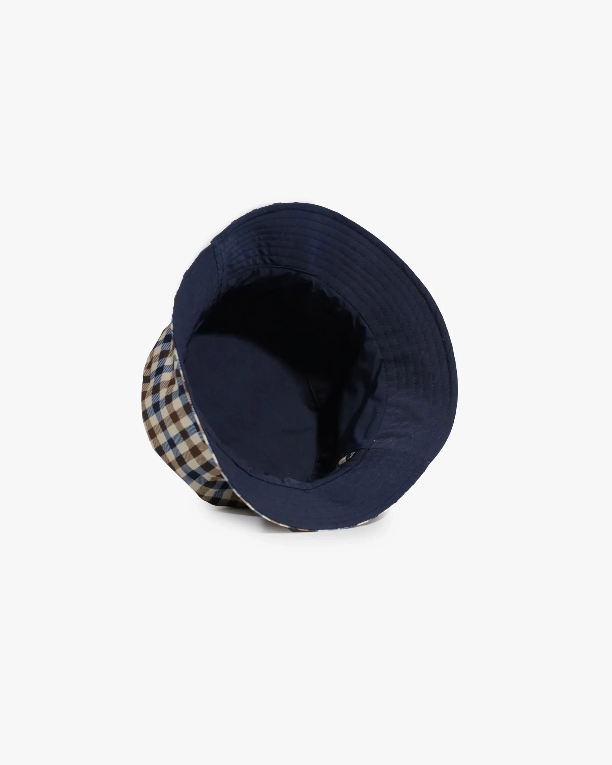 Aquascutum Active Iconic Club Check Reversible Bucket Hat - Image 7