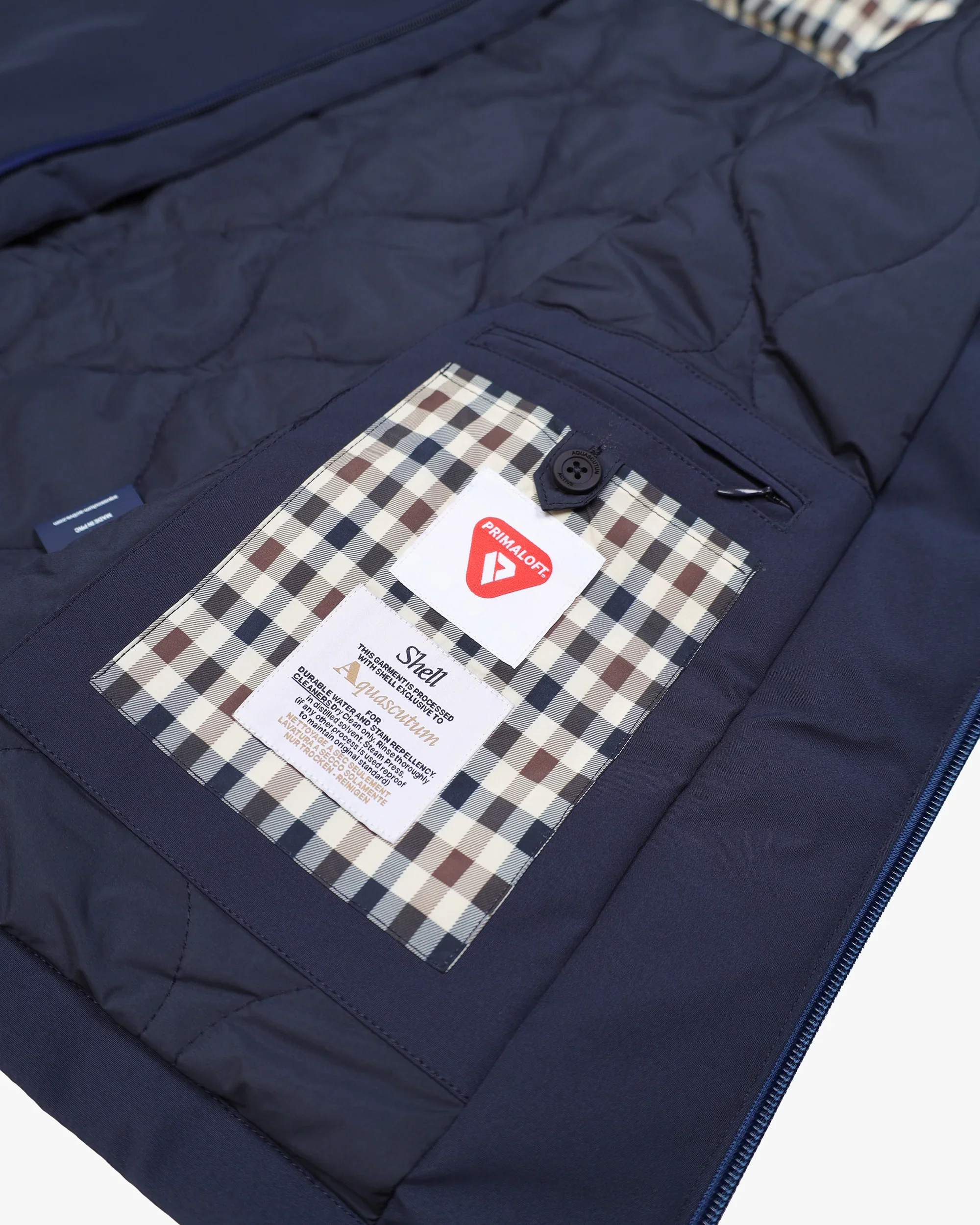 Aquascutum Active Shell Mid Parka Navy - Image 4