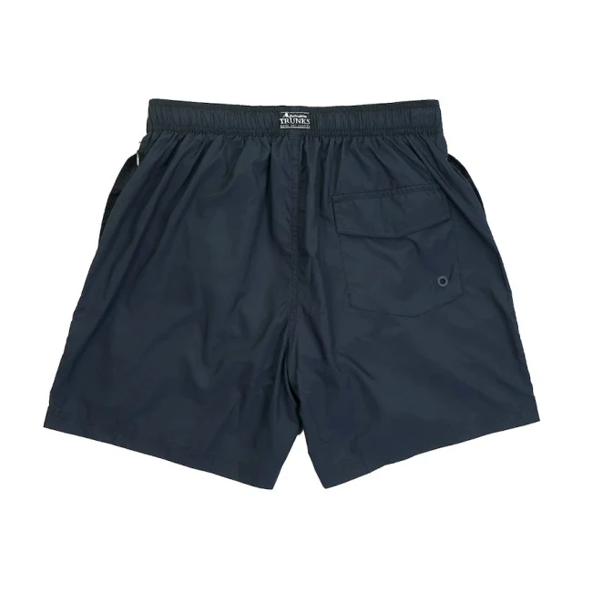 Aquascutum Club Check Piping Beach Shorts Navy - Image 2