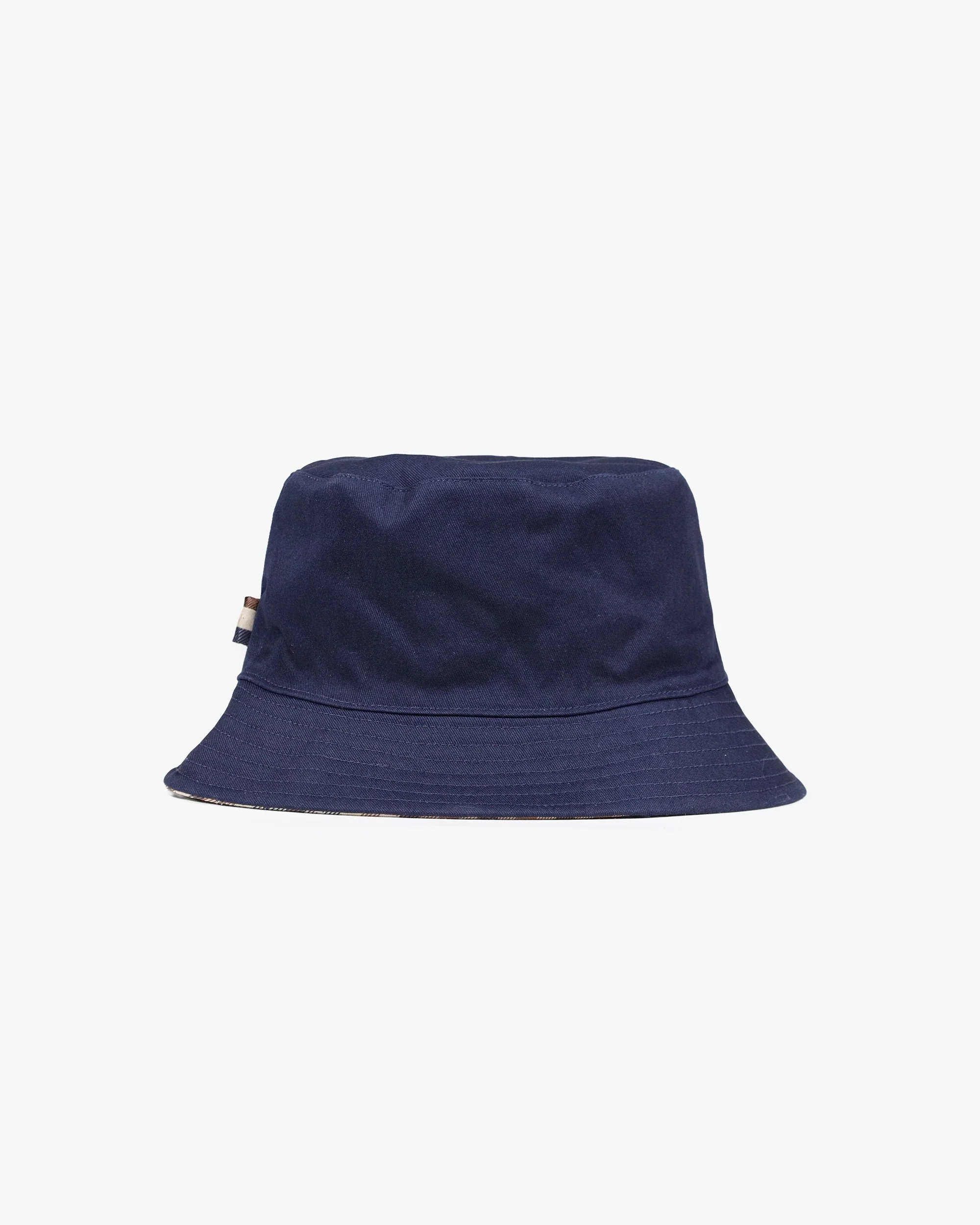 Aquascutum Reversible Cotton Bucket Hat Club Check - Image 3