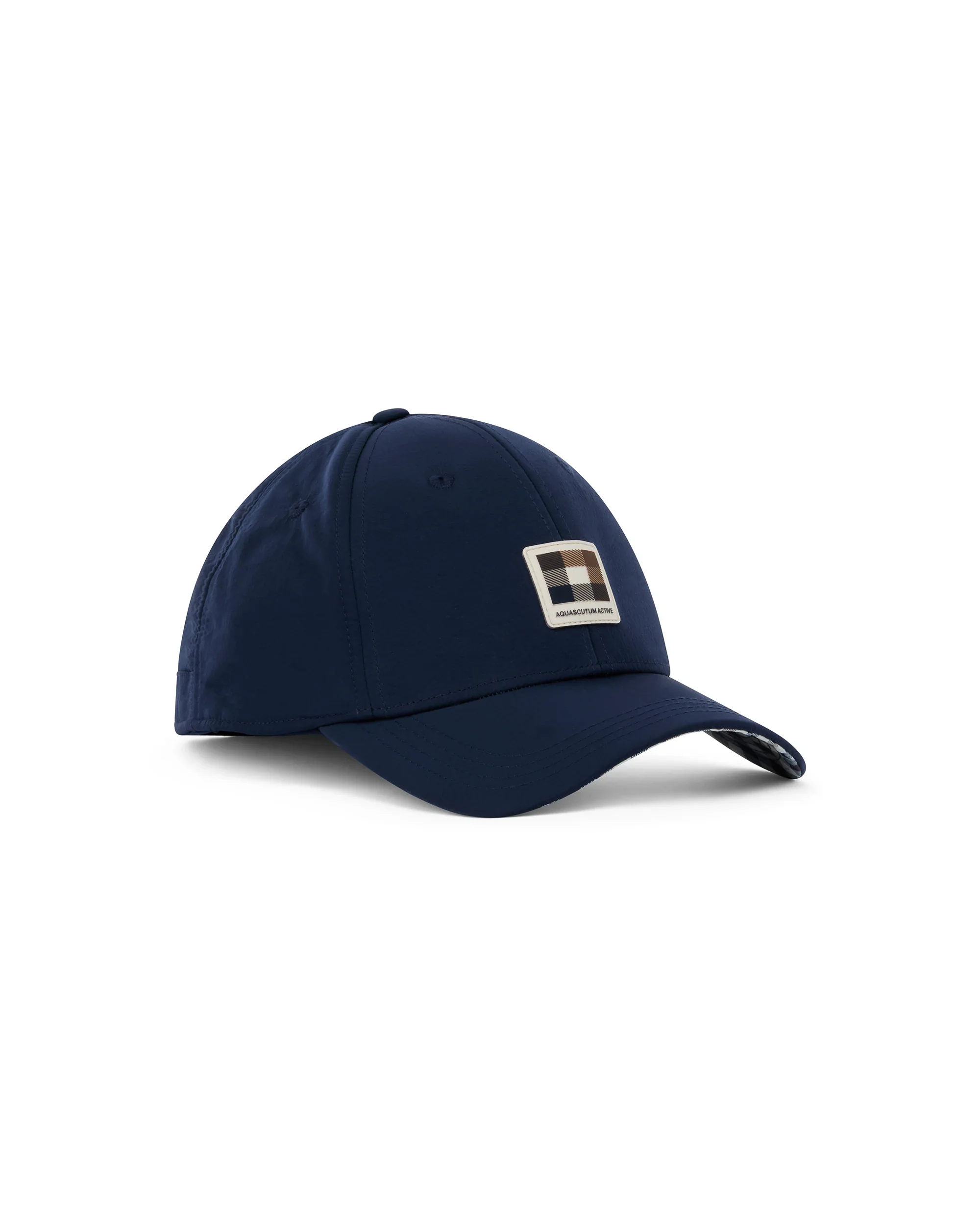 Aquascutum Lamina Badge Baseball Cap Navy