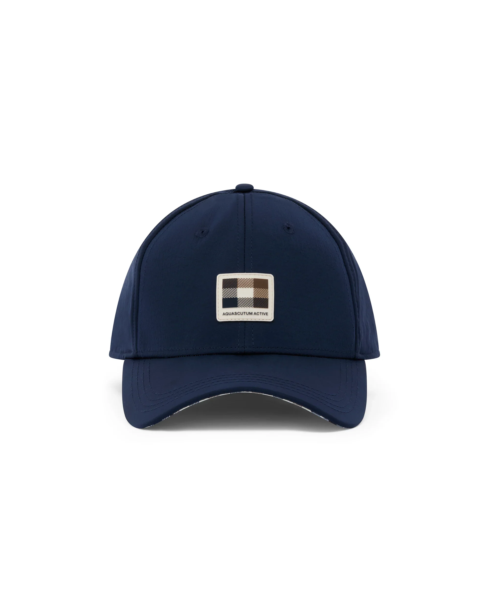Aquascutum Lamina Badge Baseball Cap Navy - Image 3
