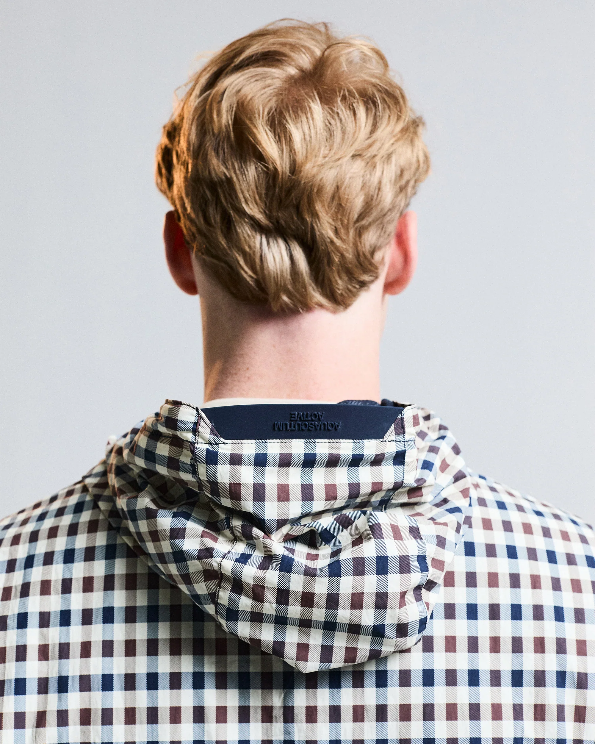 Aquascutum Lamina Hooded Jacket Club Check - Image 3