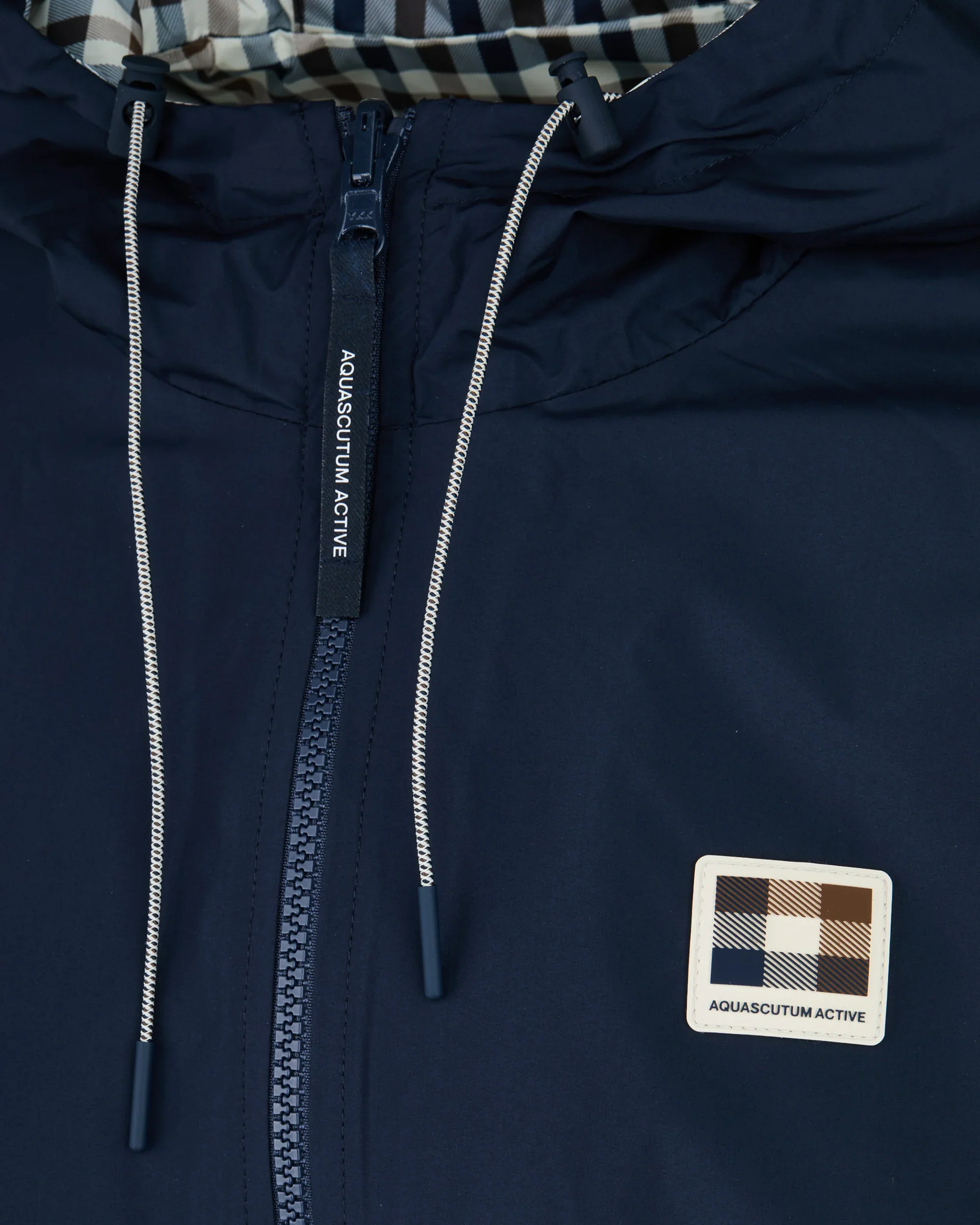 Aquascutum RLG Badge Reversible Sailor Jacket Navy - Image 3