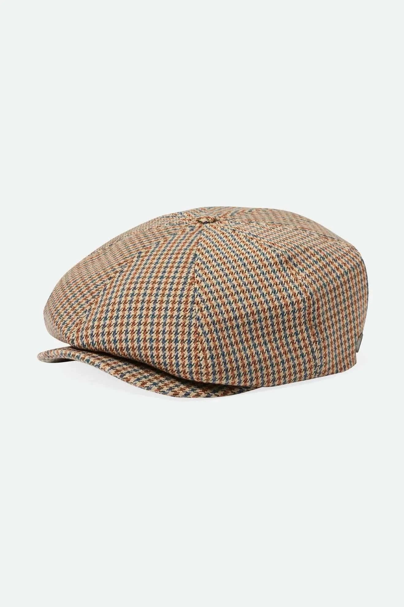 Brixton Brood Snap cap In Sand/Light blue