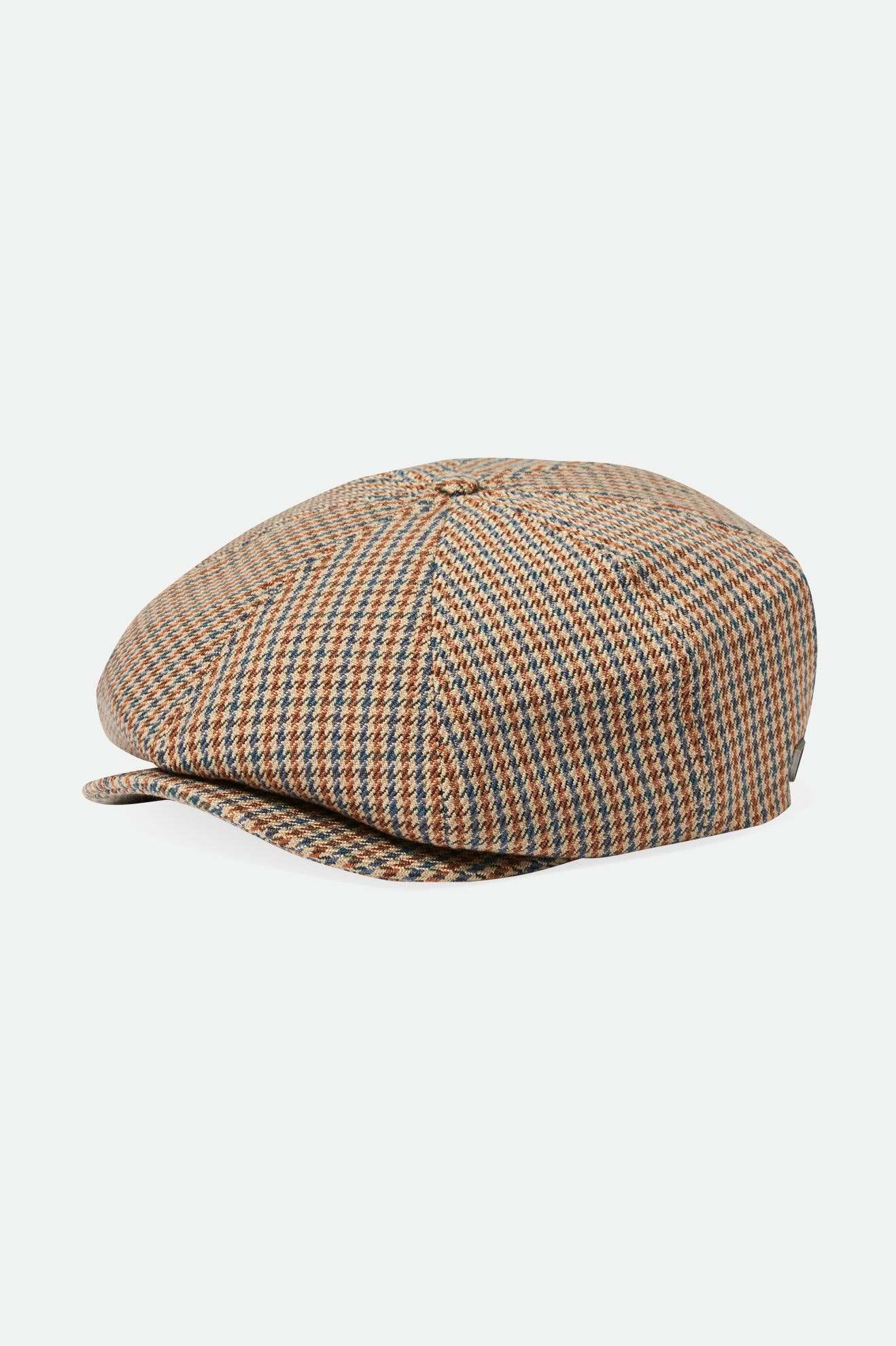 Brixton Brood Snap cap In Sand/Light blue - Image 2