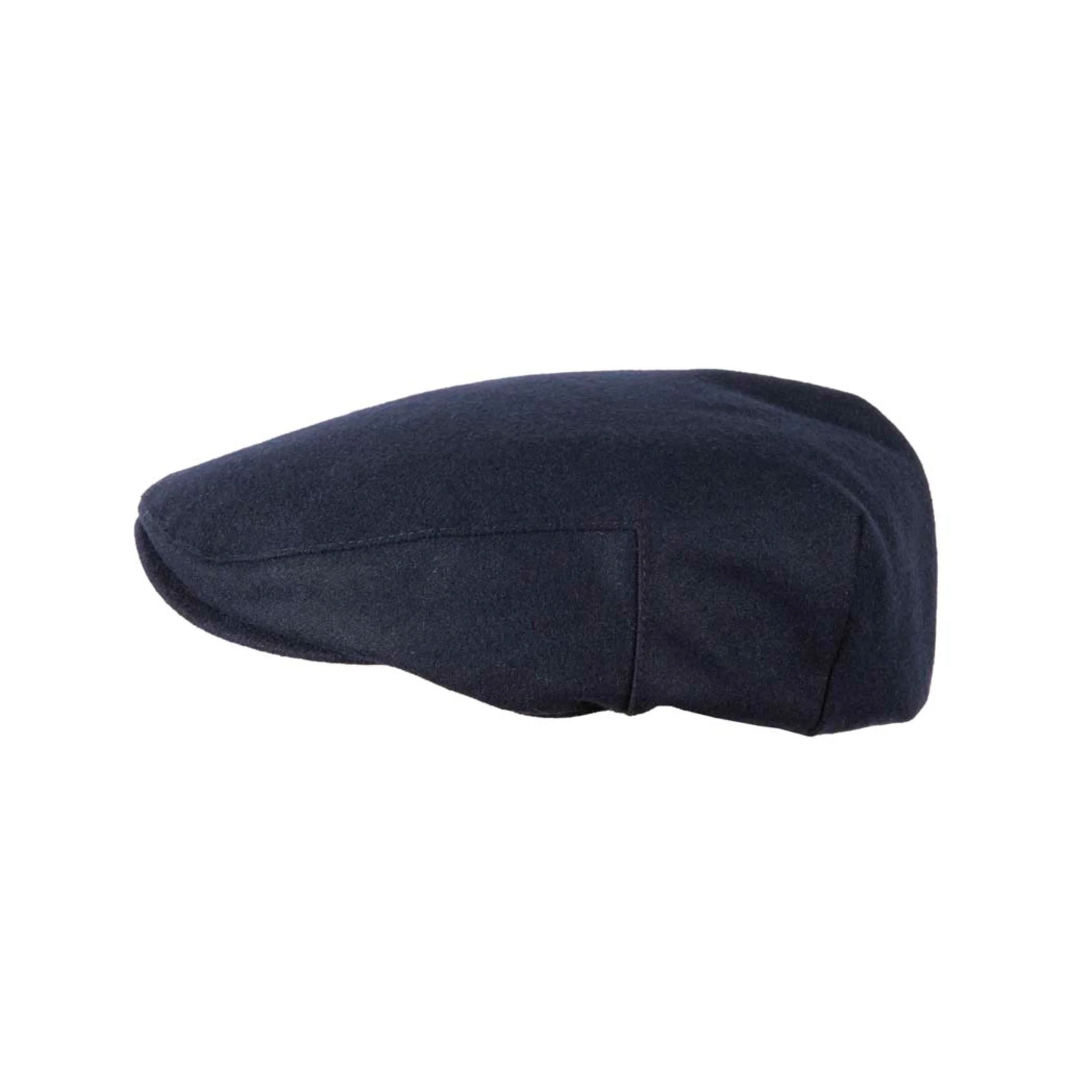 Carlyle Classic Tweed Flat Cap French Blue