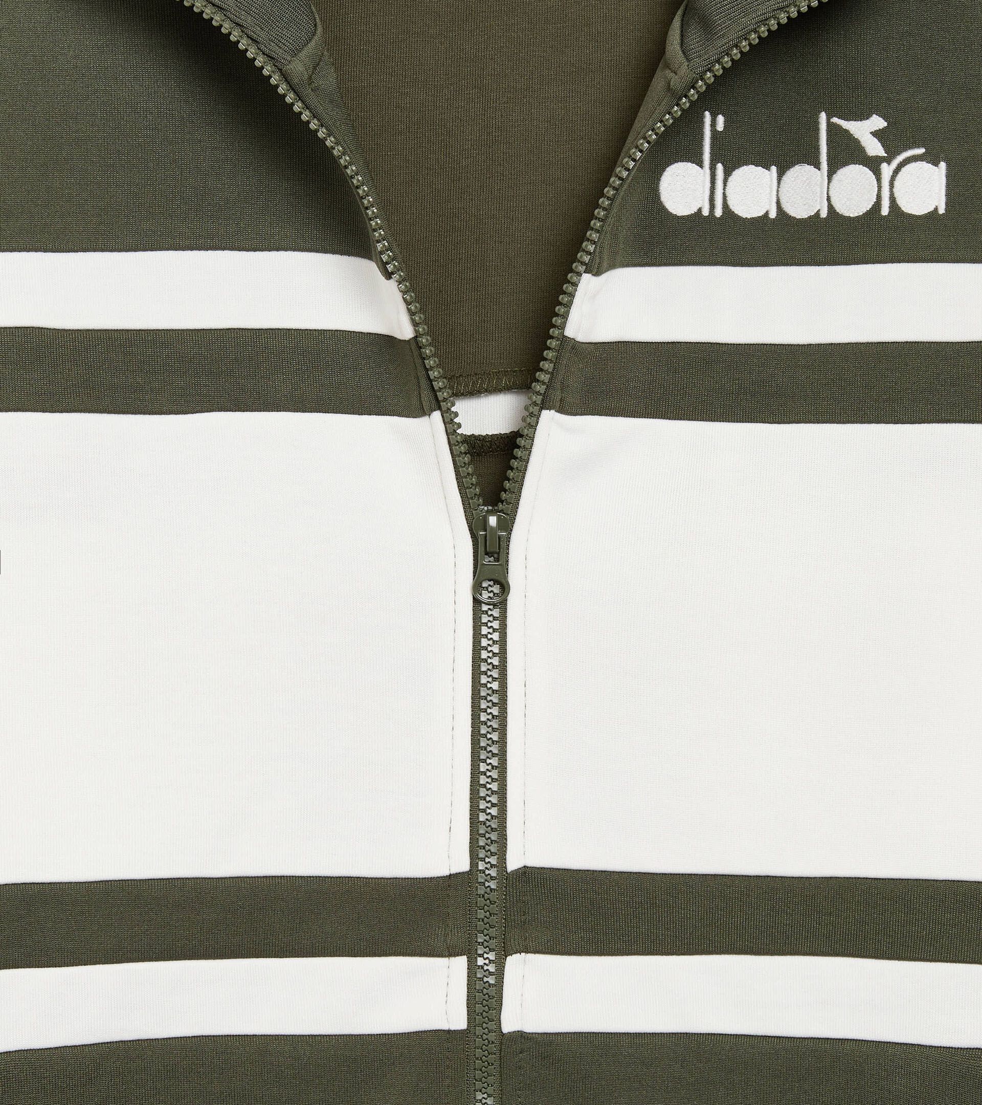 Diadora 80's Track Top Green Rifle - Image 2