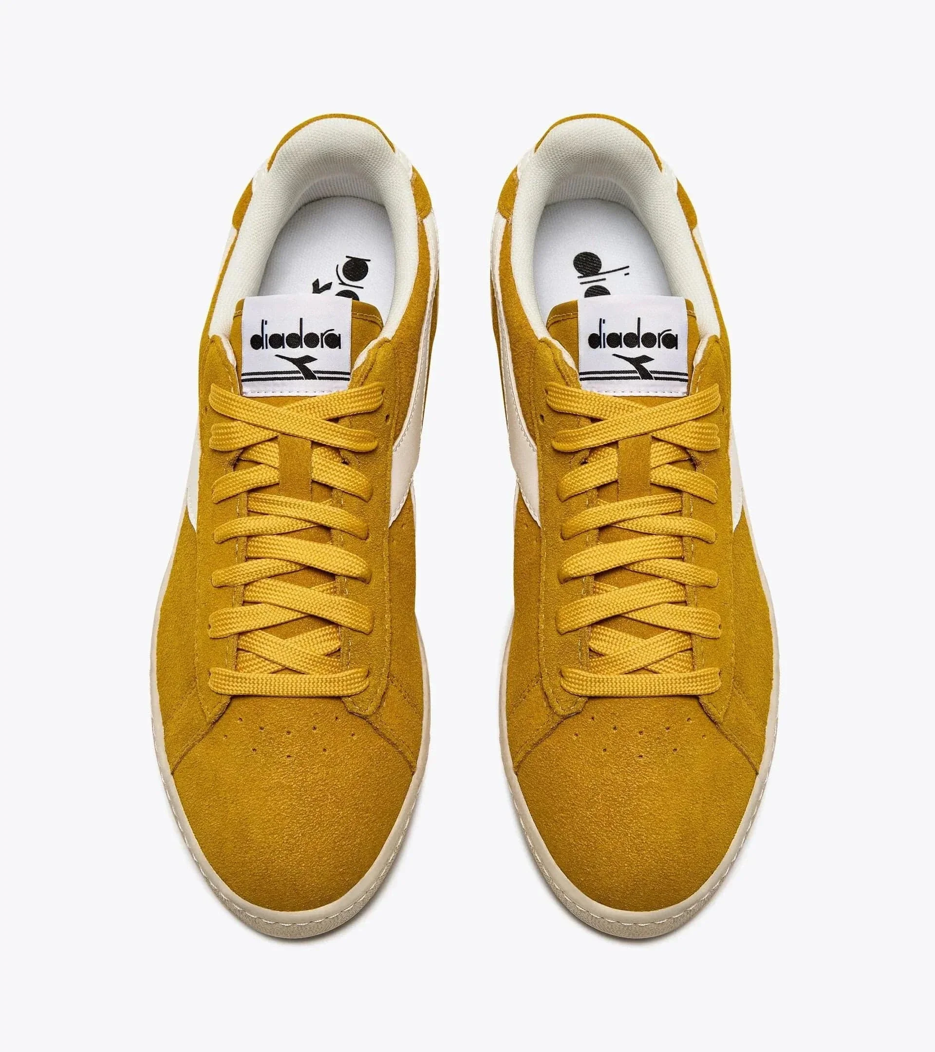Diadora Game L Low Waxed Suede In Yellow Ochre - Image 5