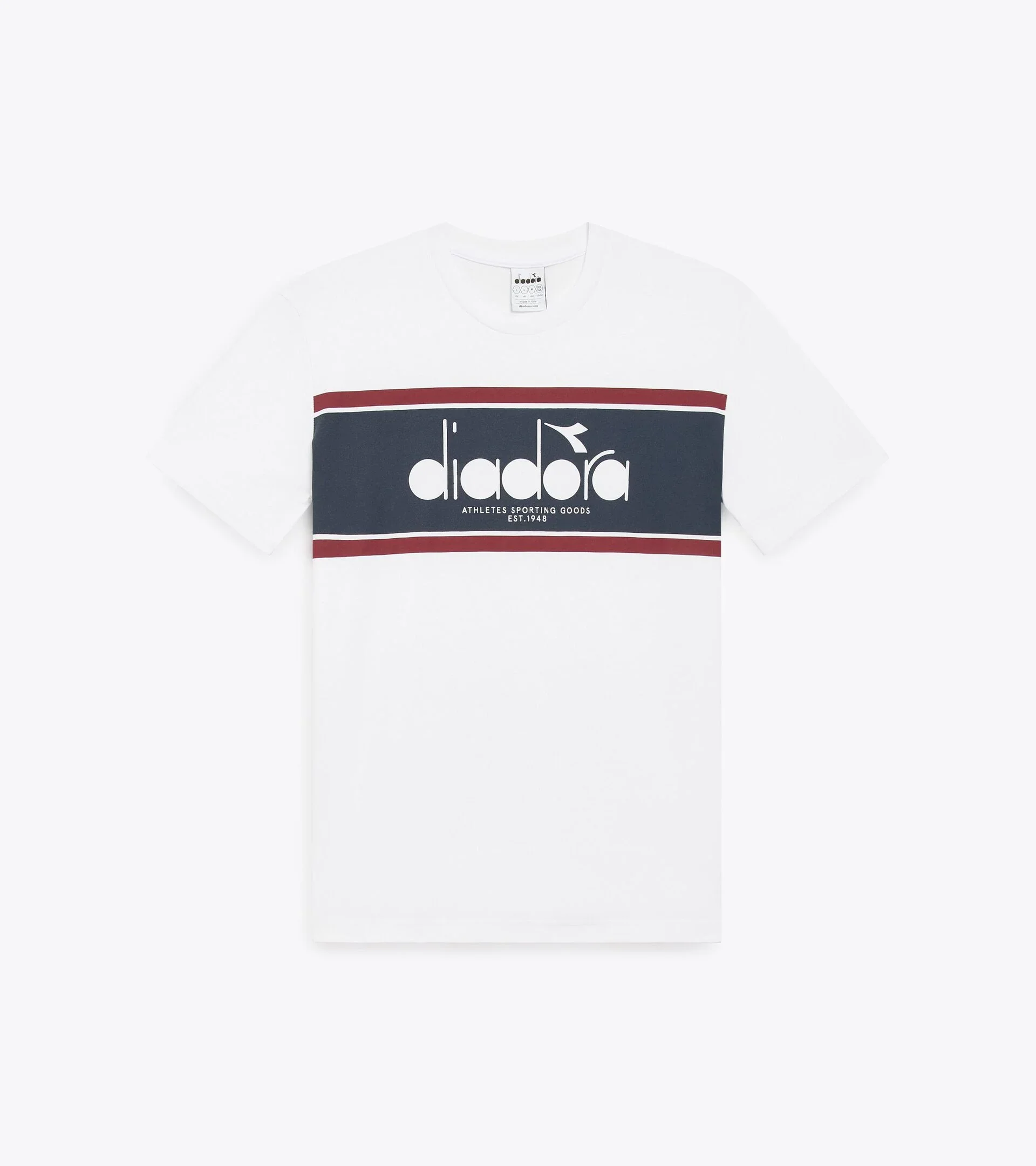 Diadora Logo T-Shirt Super White/Empire Red