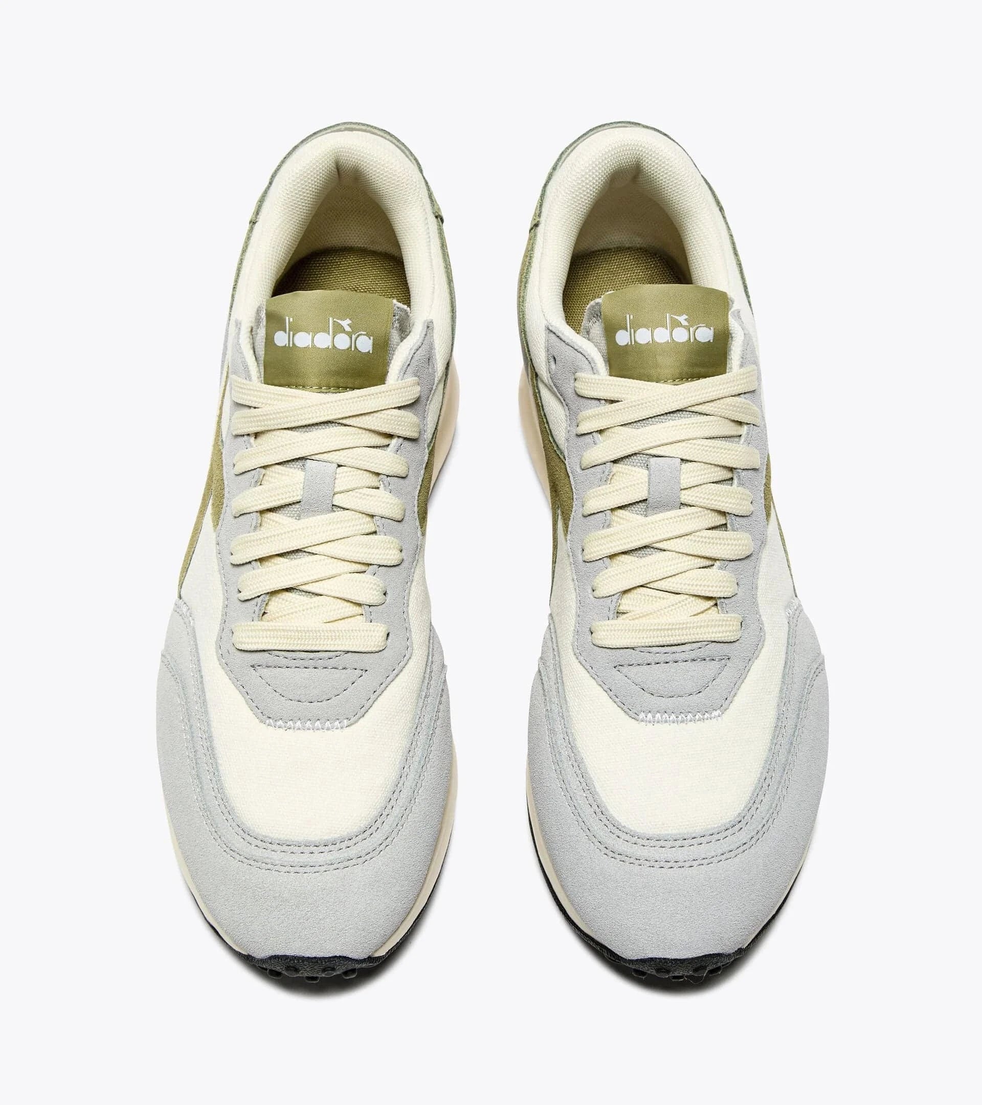 Diadora Race Suede Star White/Mosstone - Image 3