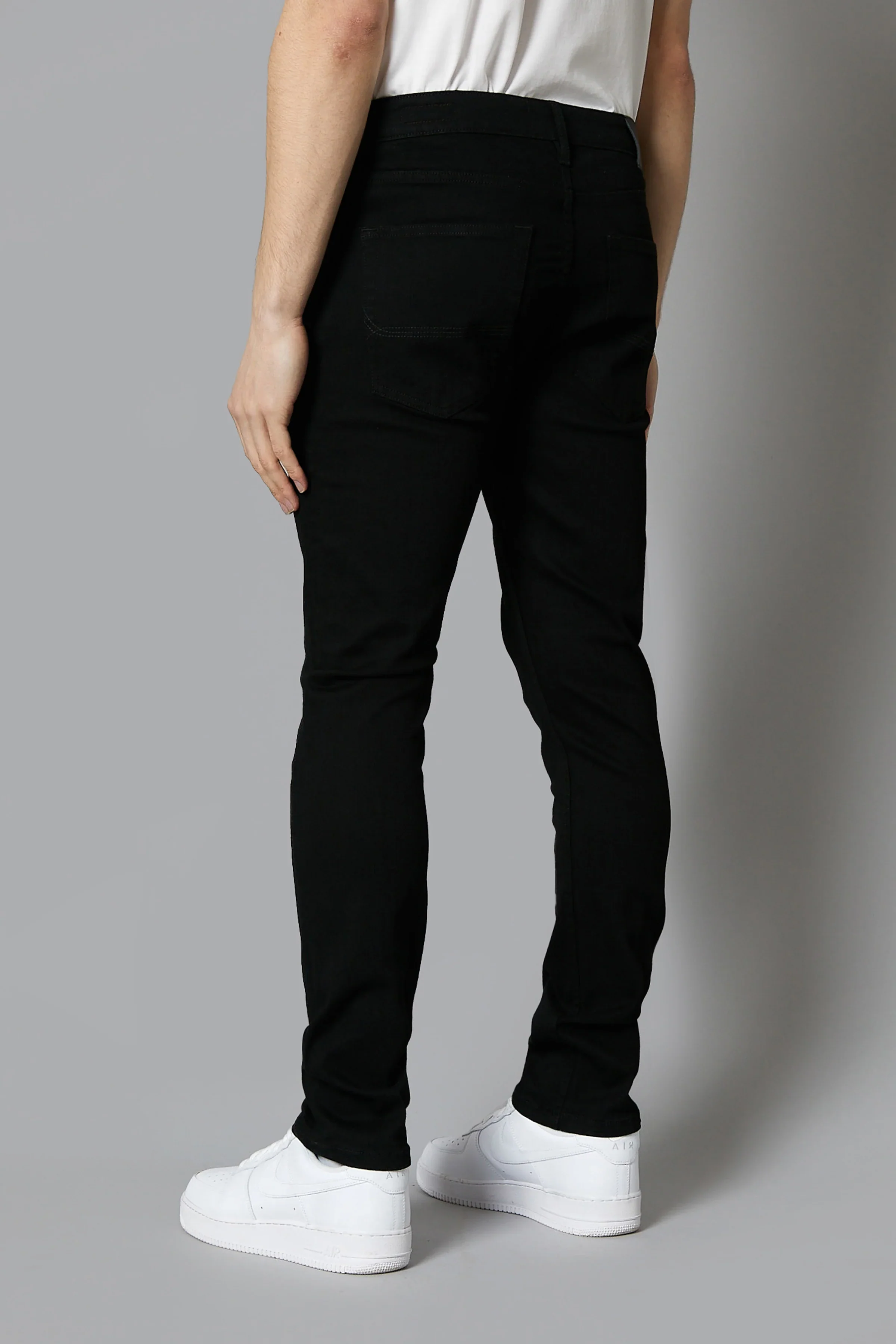 DML Dakota Slim Fit Jeans In Deep Black - Image 3