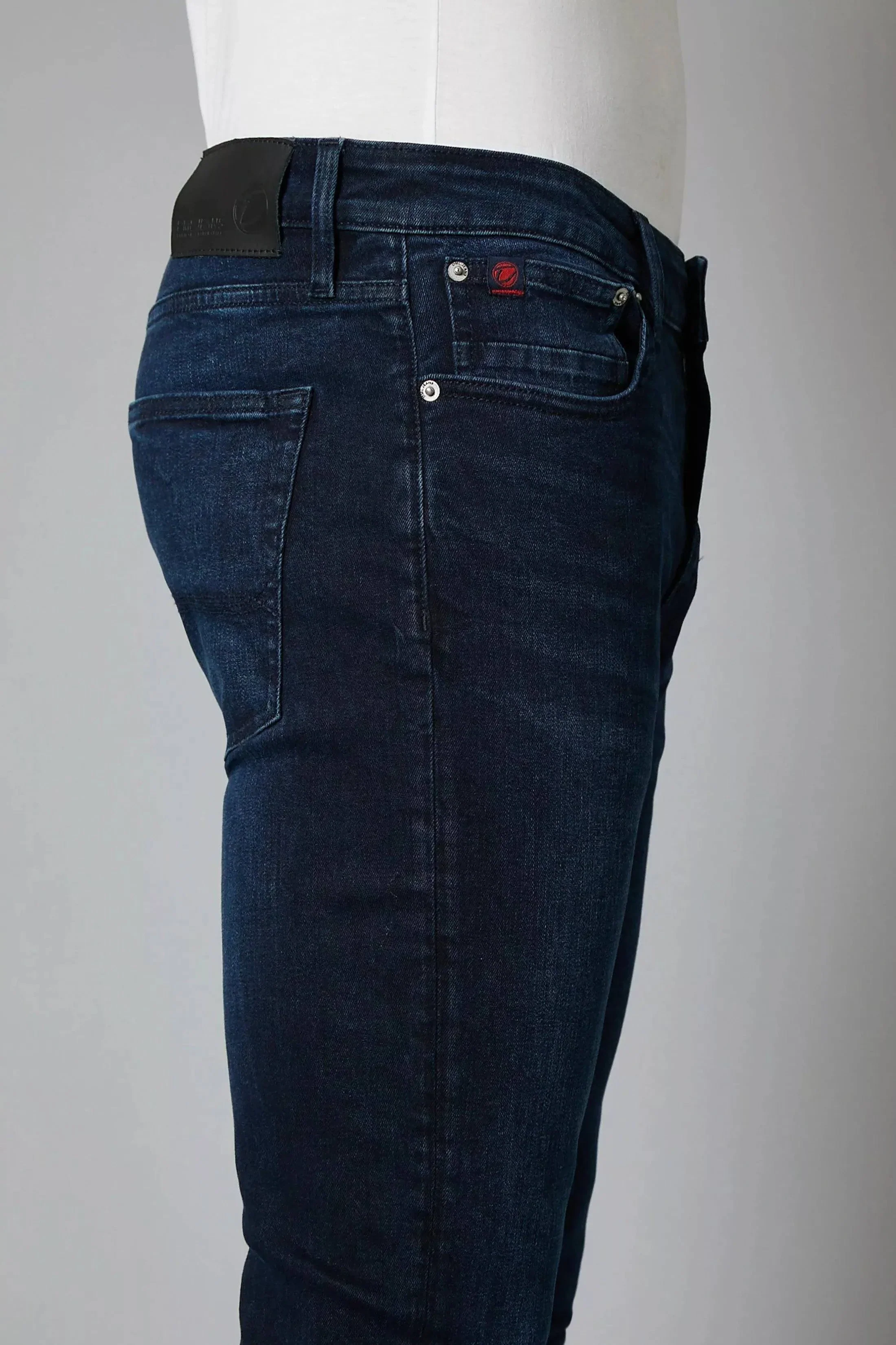 DML Dakota Slim Fit Jeans In Ink Blue - Image 3