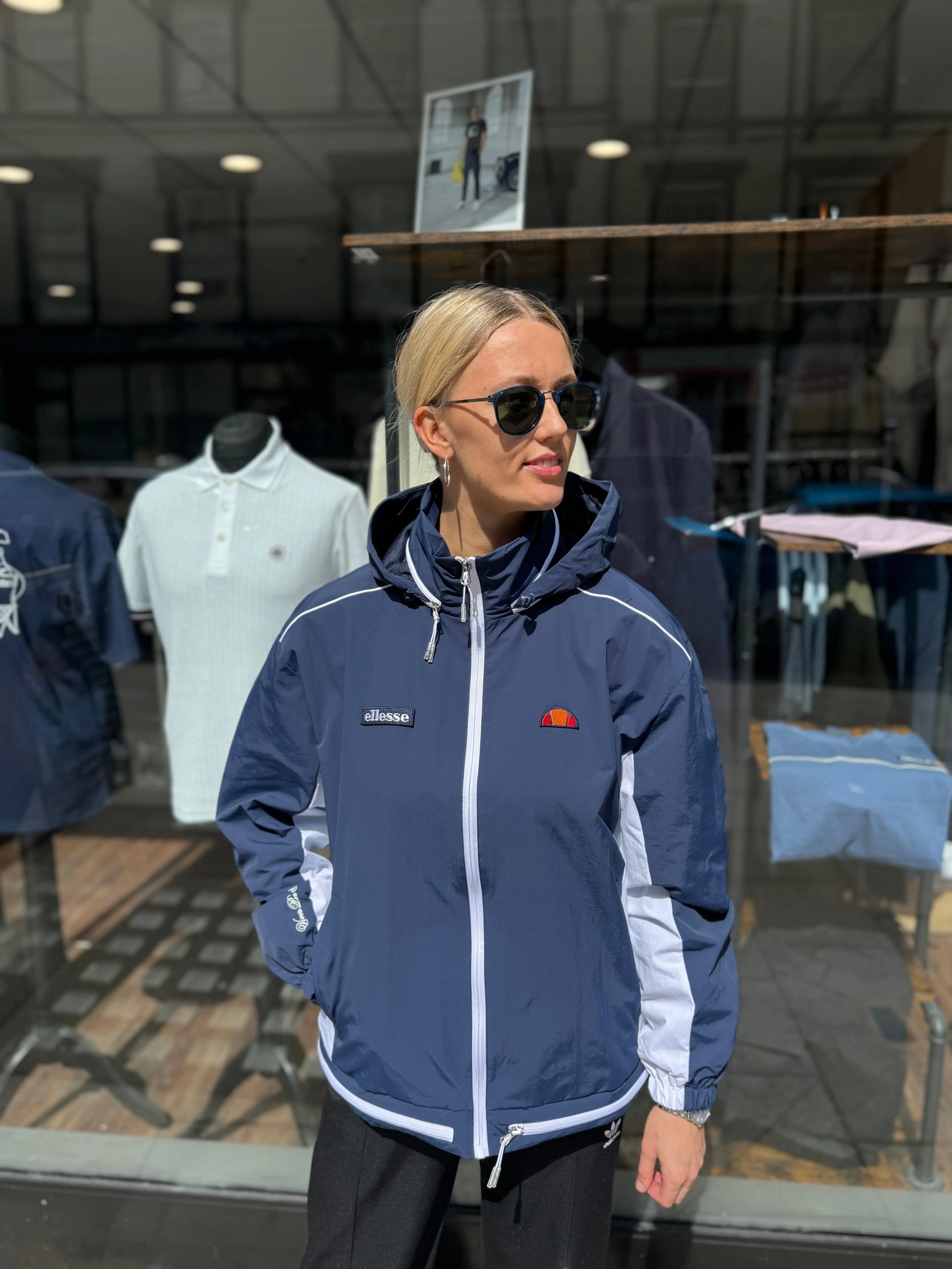 Ellesse Gandini FZ Jacket In Navy - Vivere Per Sempre Range