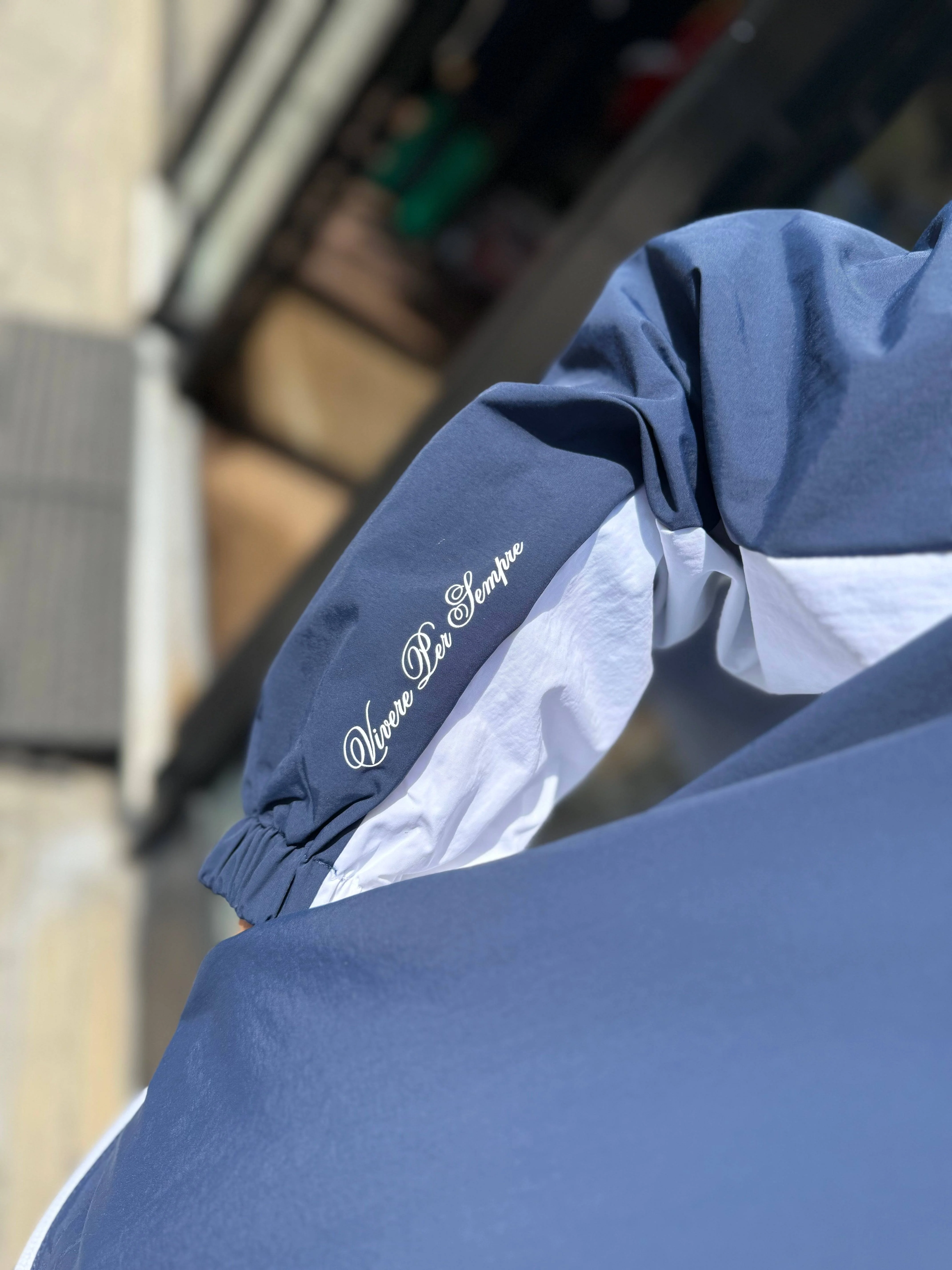 Ellesse Gandini FZ Jacket In Navy - Vivere Per Sempre Range - Image 2