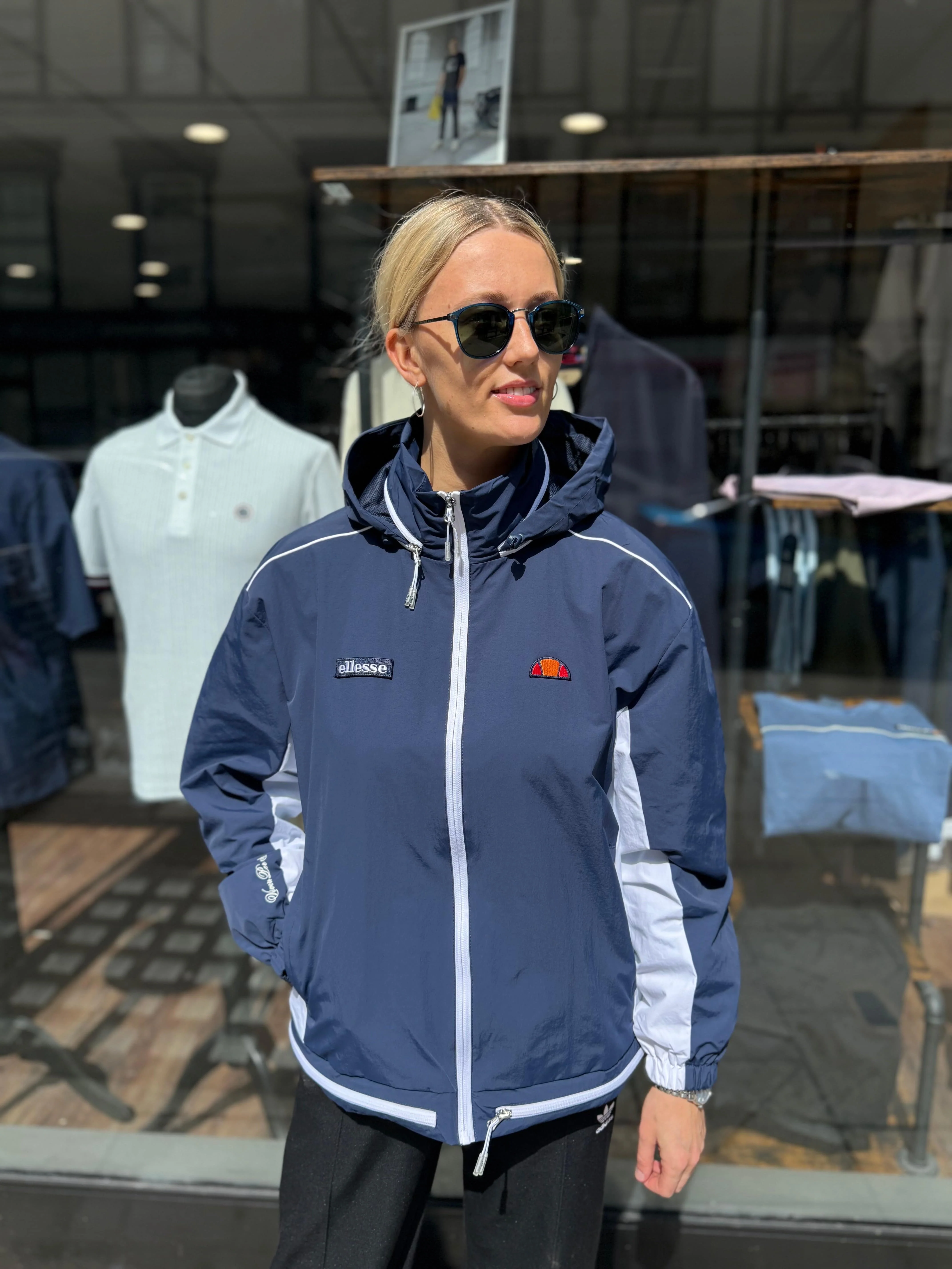 Ellesse Gandini FZ Jacket In Navy - Vivere Per Sempre Range - Image 3