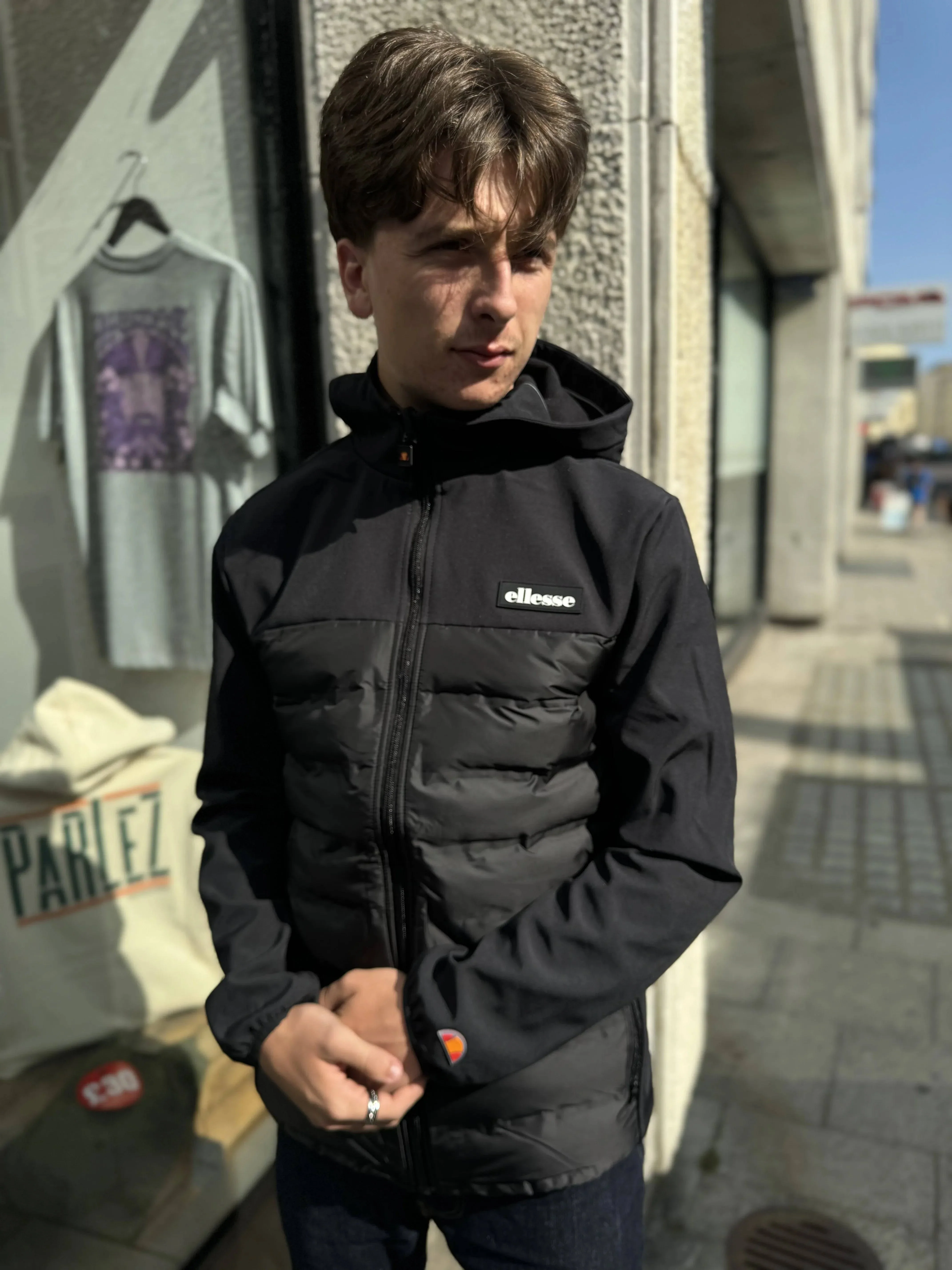 Ellesse Jellico FZ Lightweight Jacket In Black - Image 2