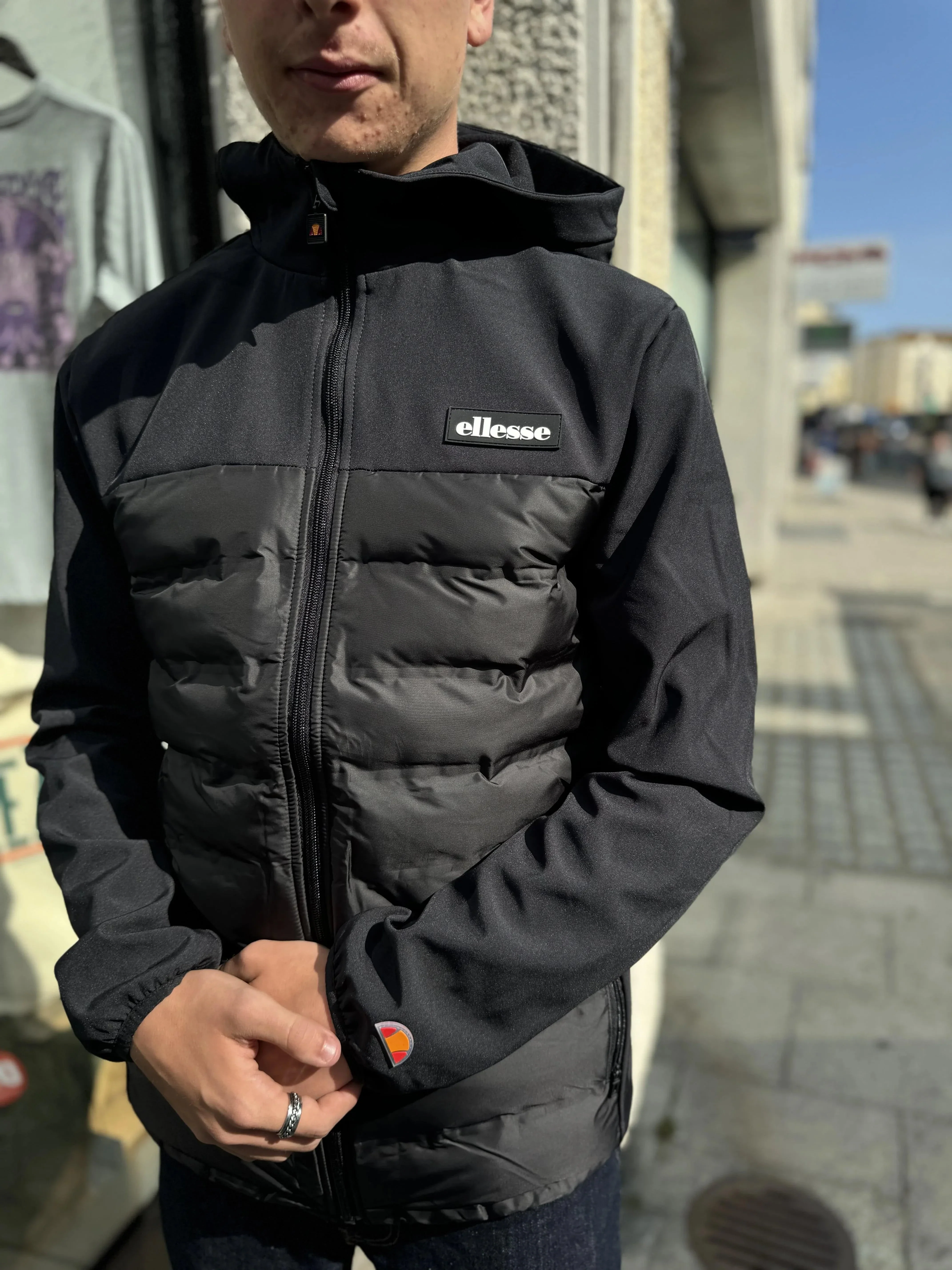 Ellesse Jellico FZ Lightweight Jacket In Black - Image 3