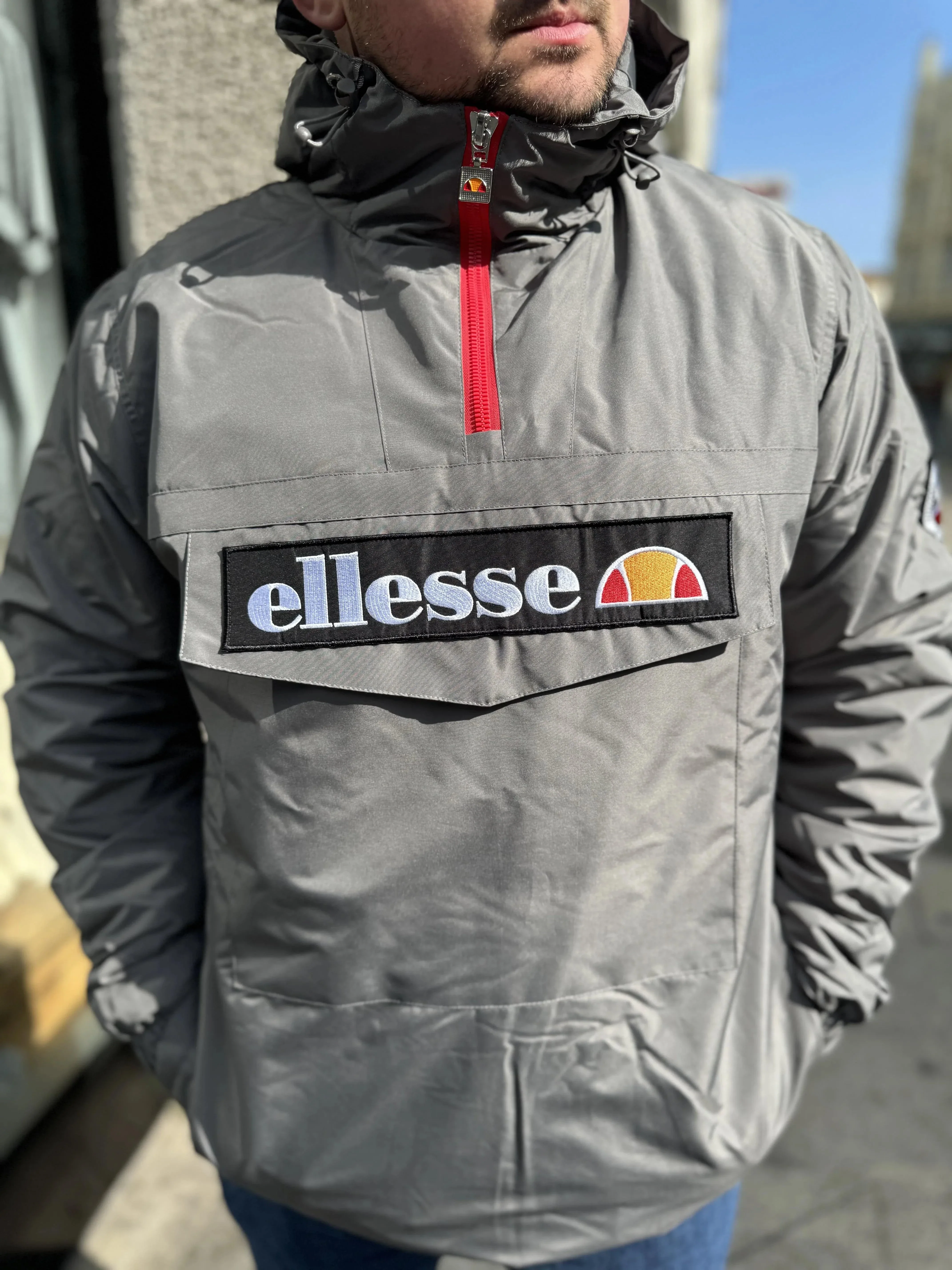 Ellesse Monterini OH Jacket In Grey - Image 2
