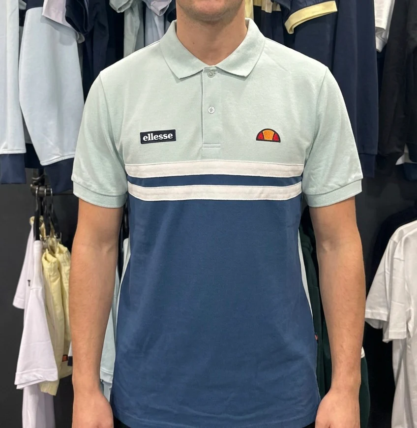 Ellesse Muccia Polo Blue/Light Blue