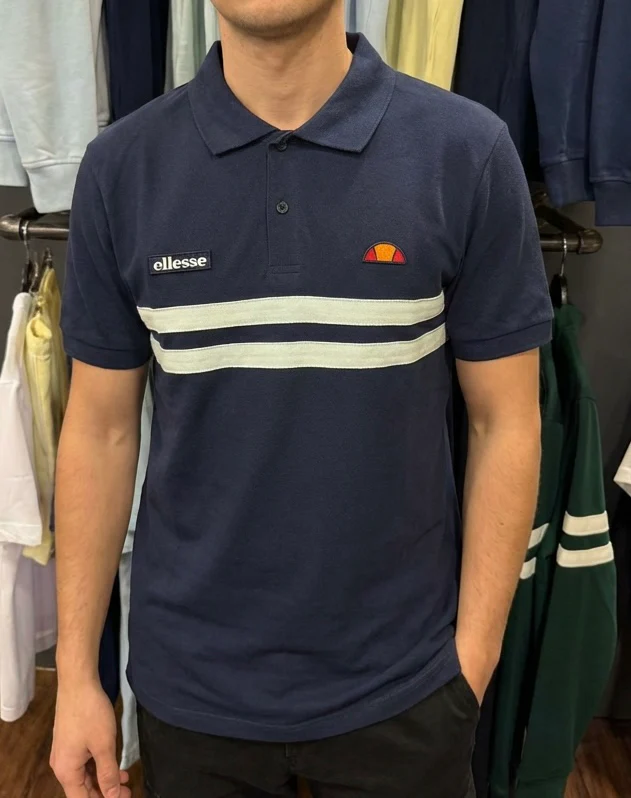 Ellesse Muccia Polo Navy/Light Blue