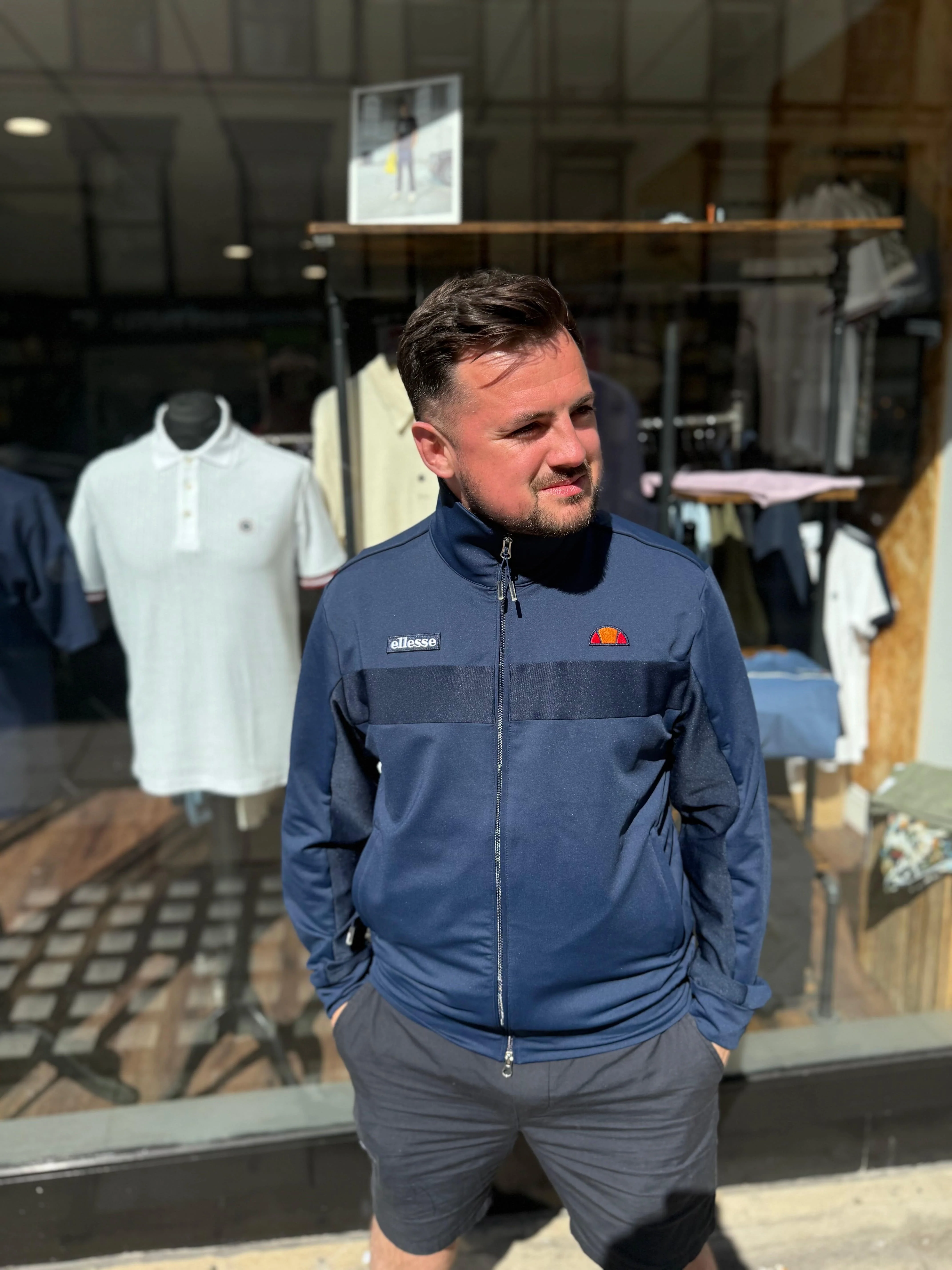 Ellesse Riminali Track Top In Navy - Vivere Per Sempre Range