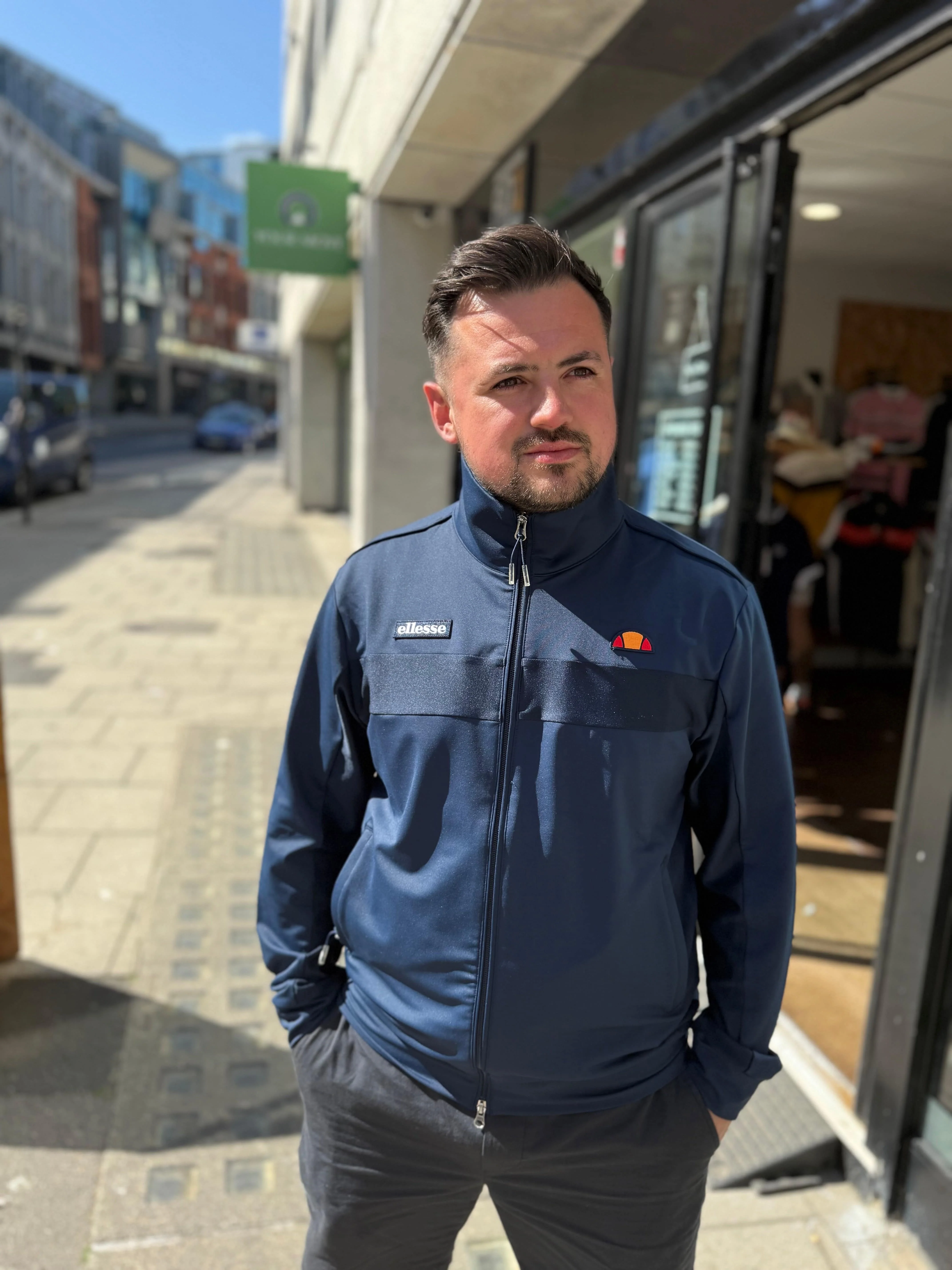 Ellesse Riminali Track Top In Navy - Vivere Per Sempre Range - Image 2