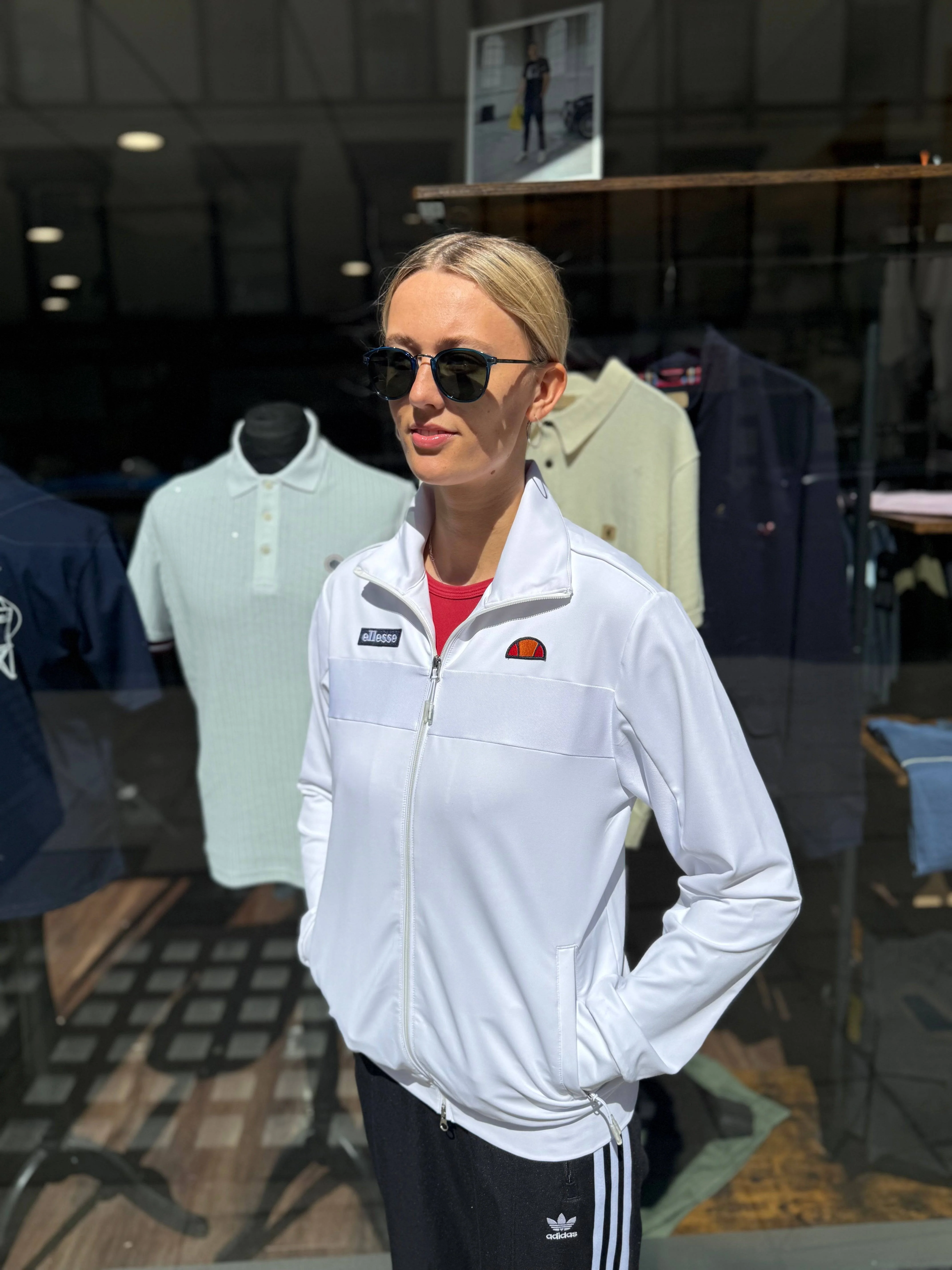 Ellesse Riminali Track Top In White - Vivere Per Sempre Range - Image 2