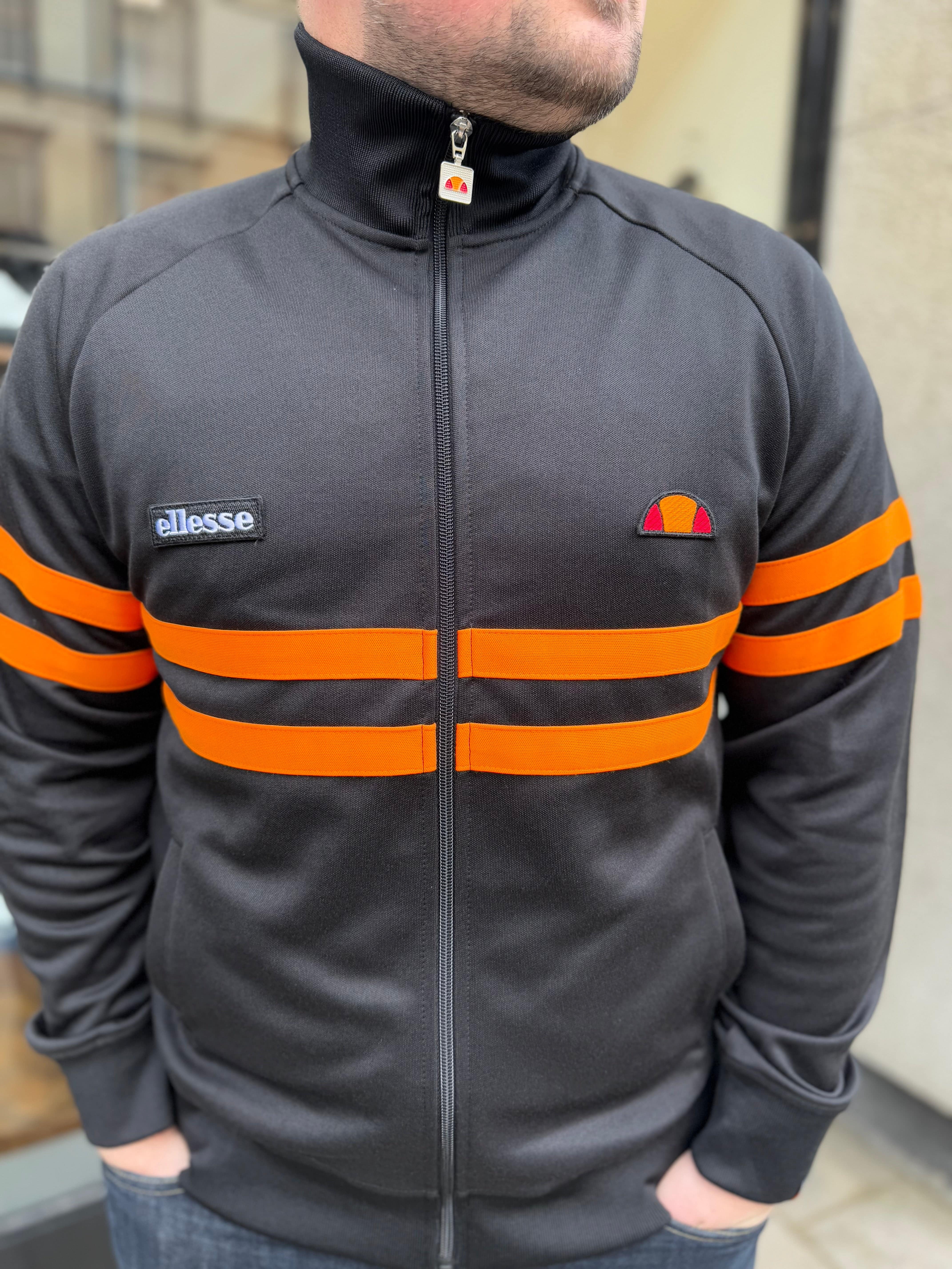 Ellesse Rimini Track Top Black/Orange - Image 2