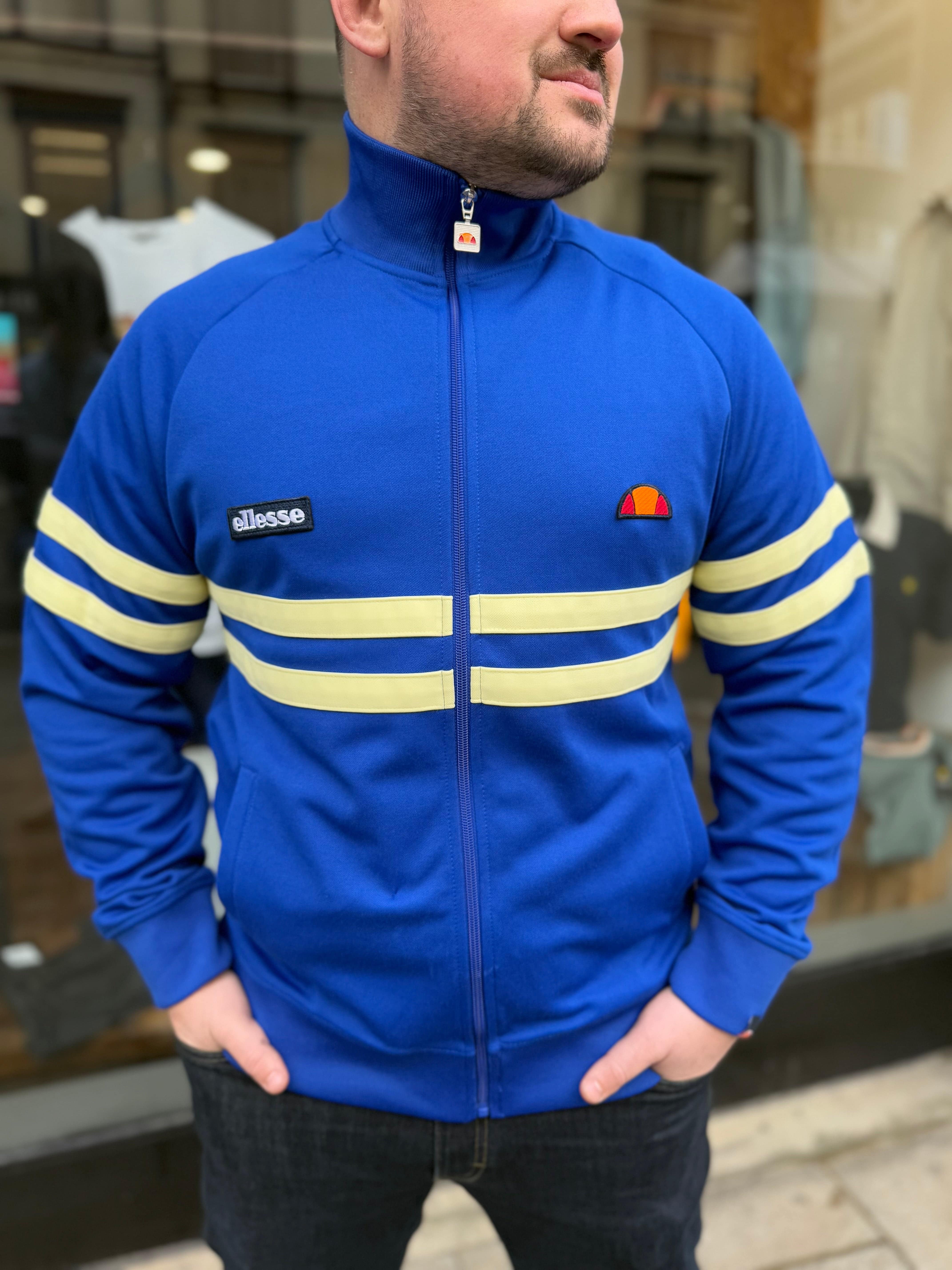 Ellesse Rimini Track Top Blue/Yellow - Image 2