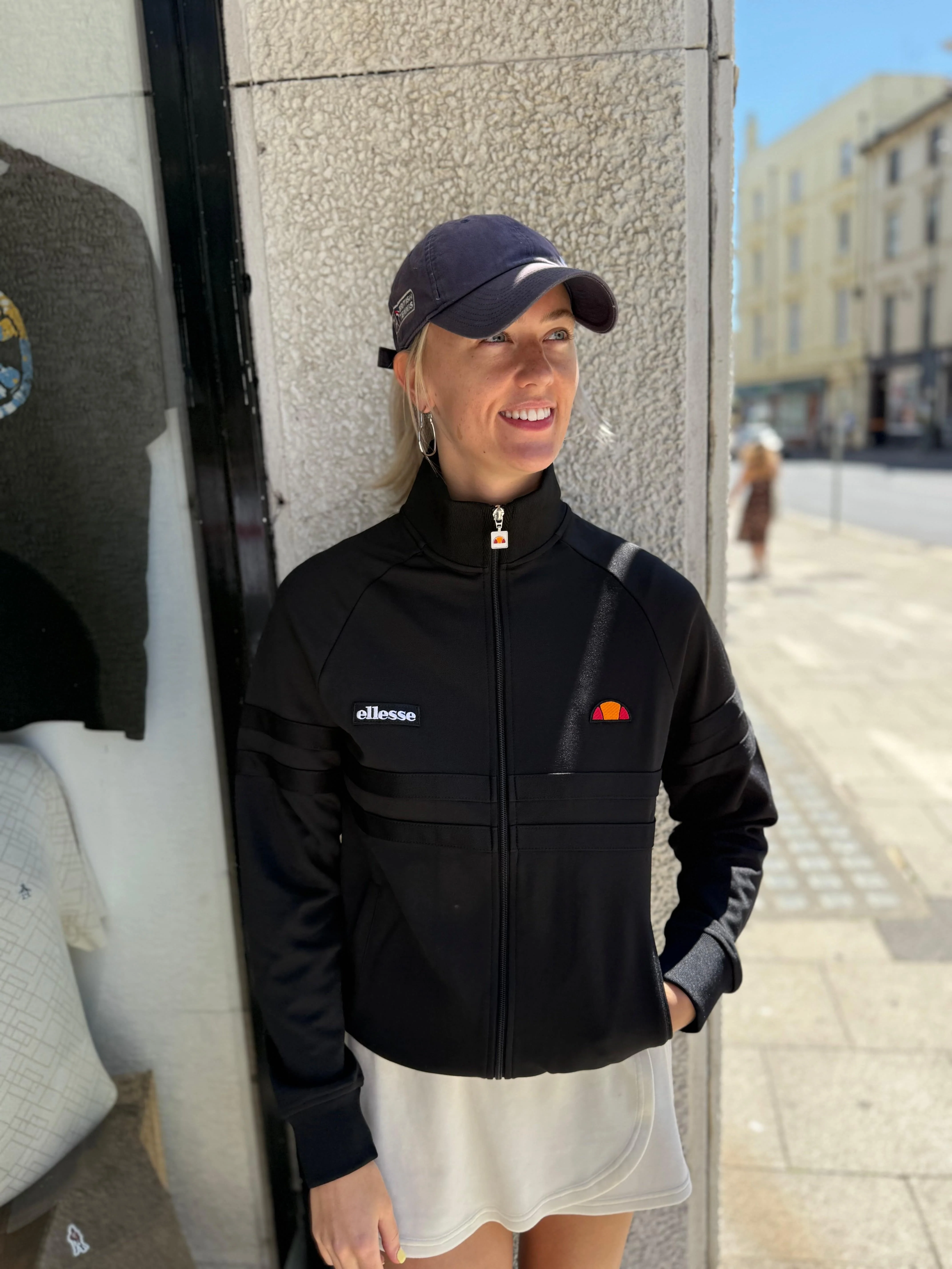 Ellesse Rimini Track Top In Black Mono