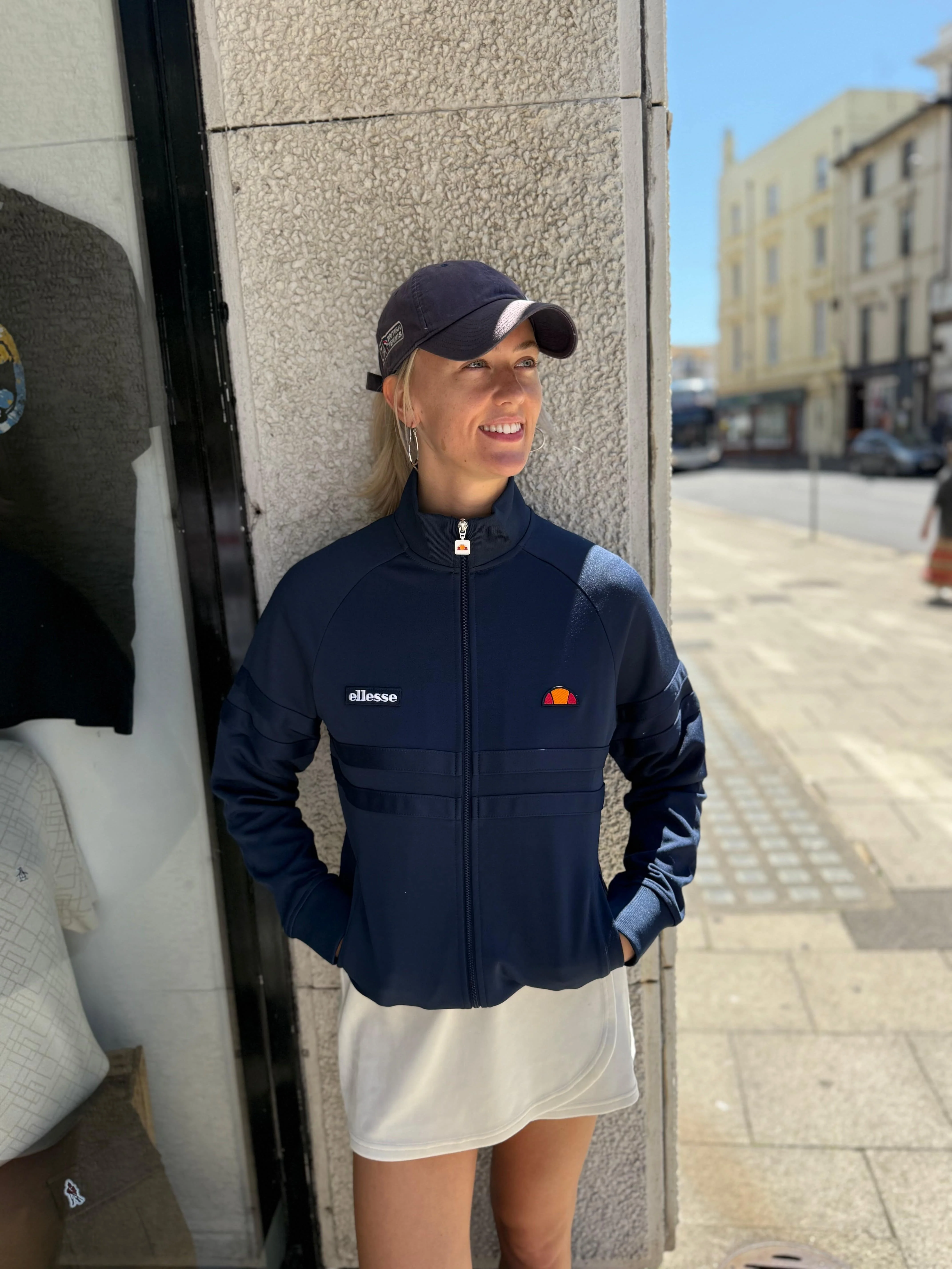 Ellesse Rimini Track Top In Navy Mono - Image 2