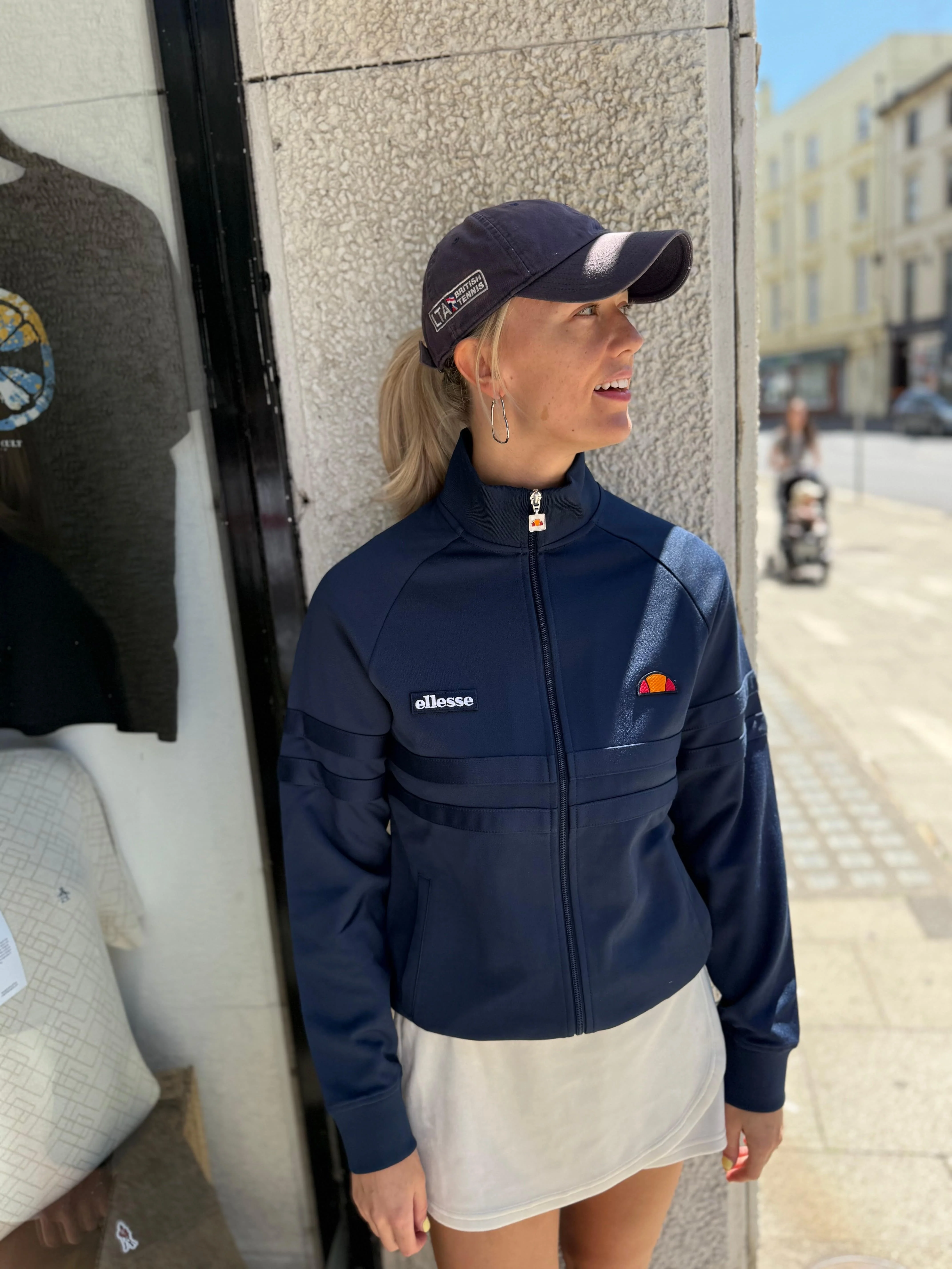 Ellesse Rimini Track Top In Navy Mono - Image 3