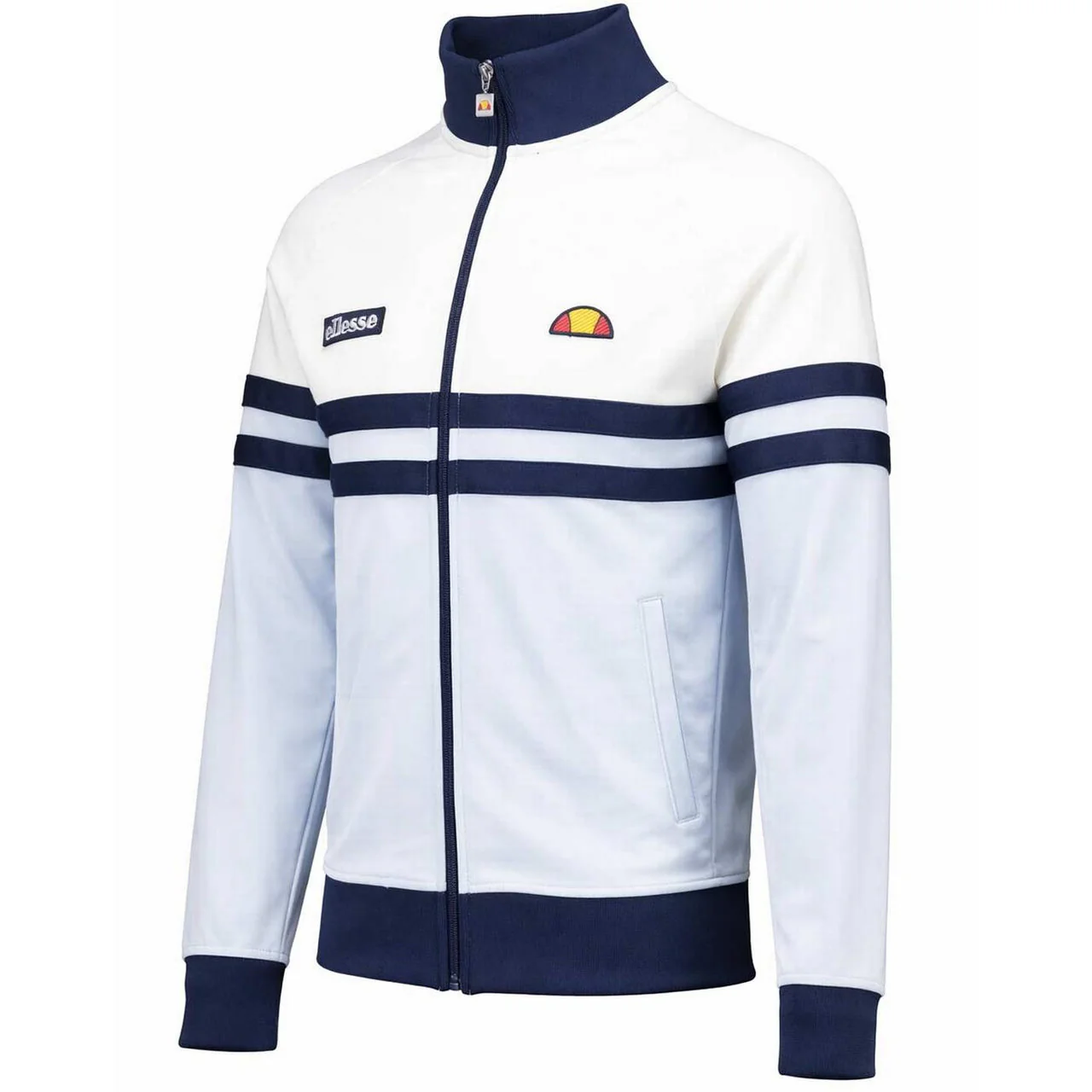 Ellesse Rimini Track Top Off White/Light Blue - Image 2
