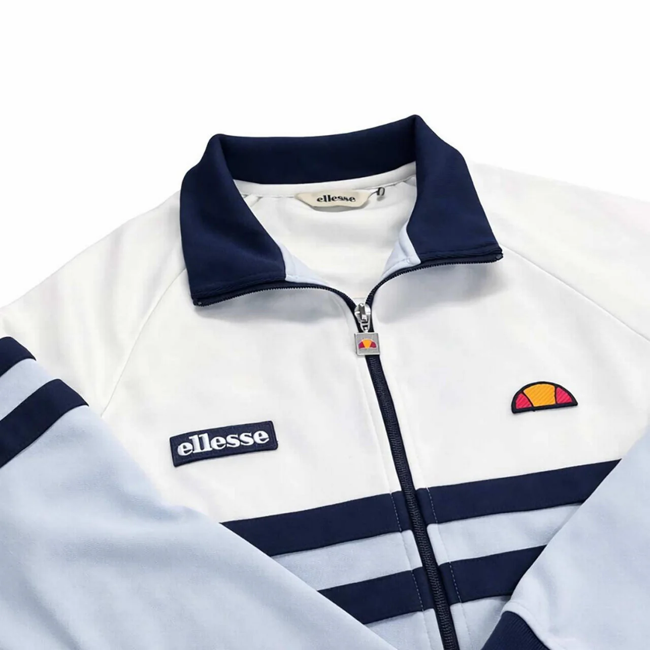 Ellesse Rimini Track Top Off White/Light Blue - Image 3