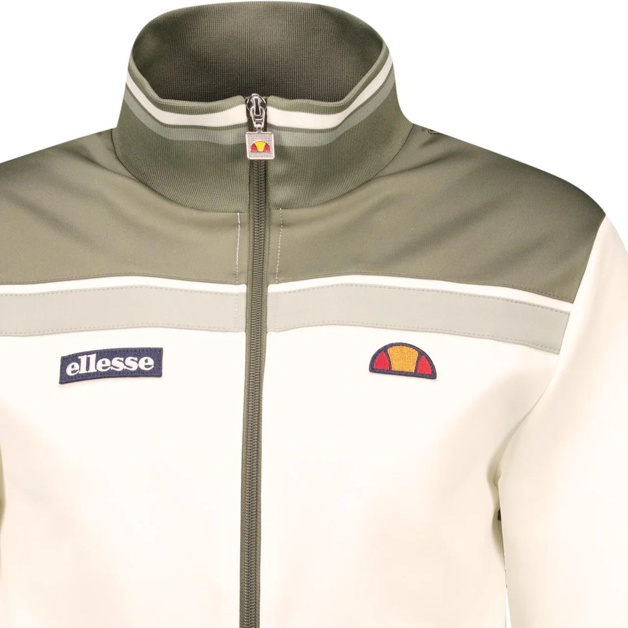 Ellesse Vignola Track Top Off White/Khaki - Image 3