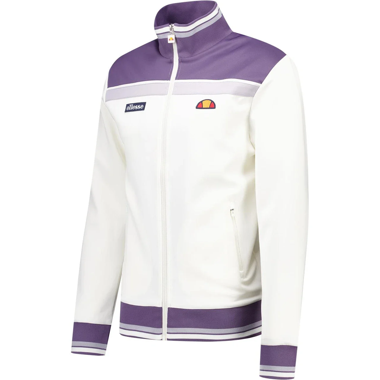 Ellesse Vignola Track Top Off White/Lilac - Image 2