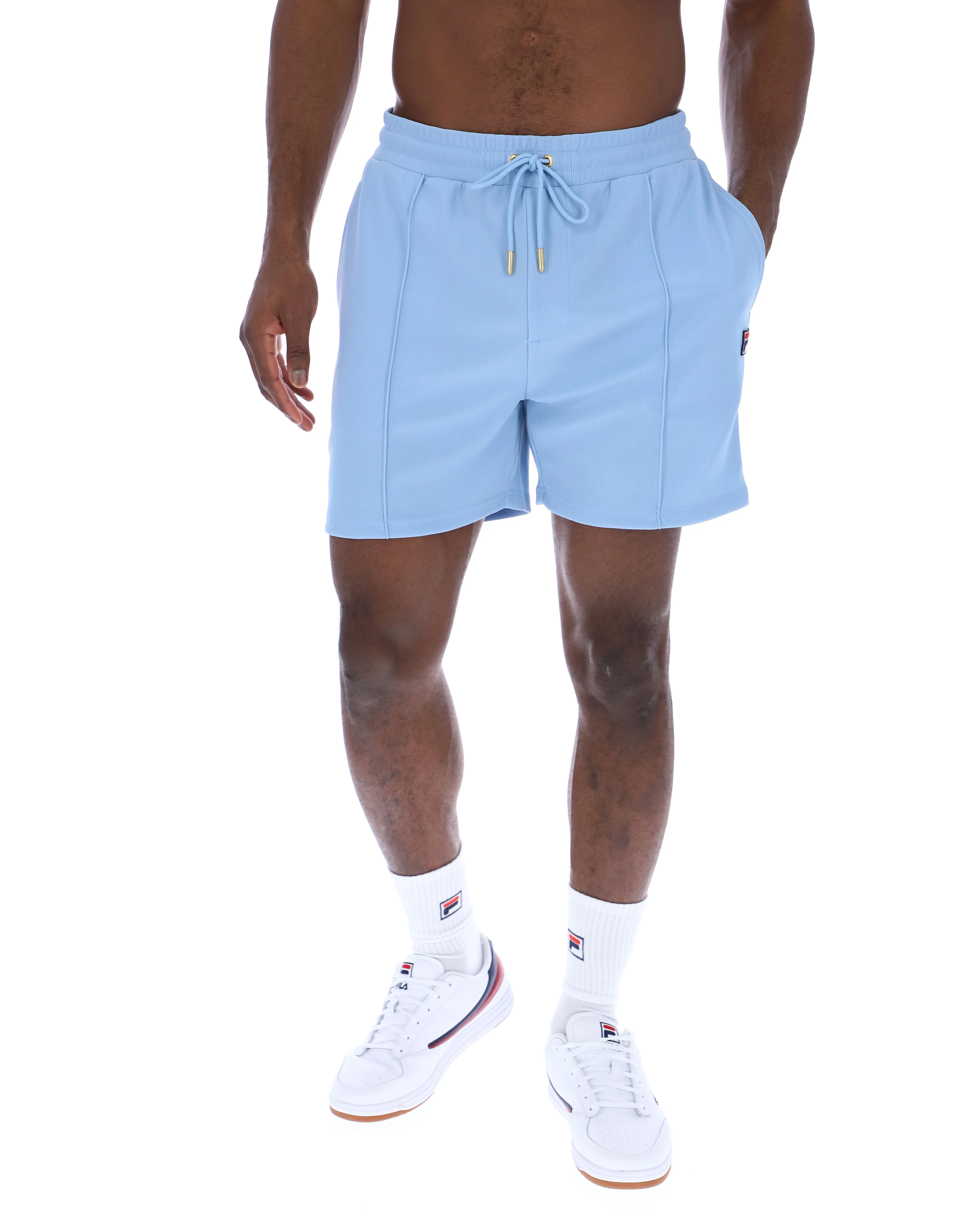 Fila Eusebio Pin Tuck Shorts Frozen Fjord - Image 2