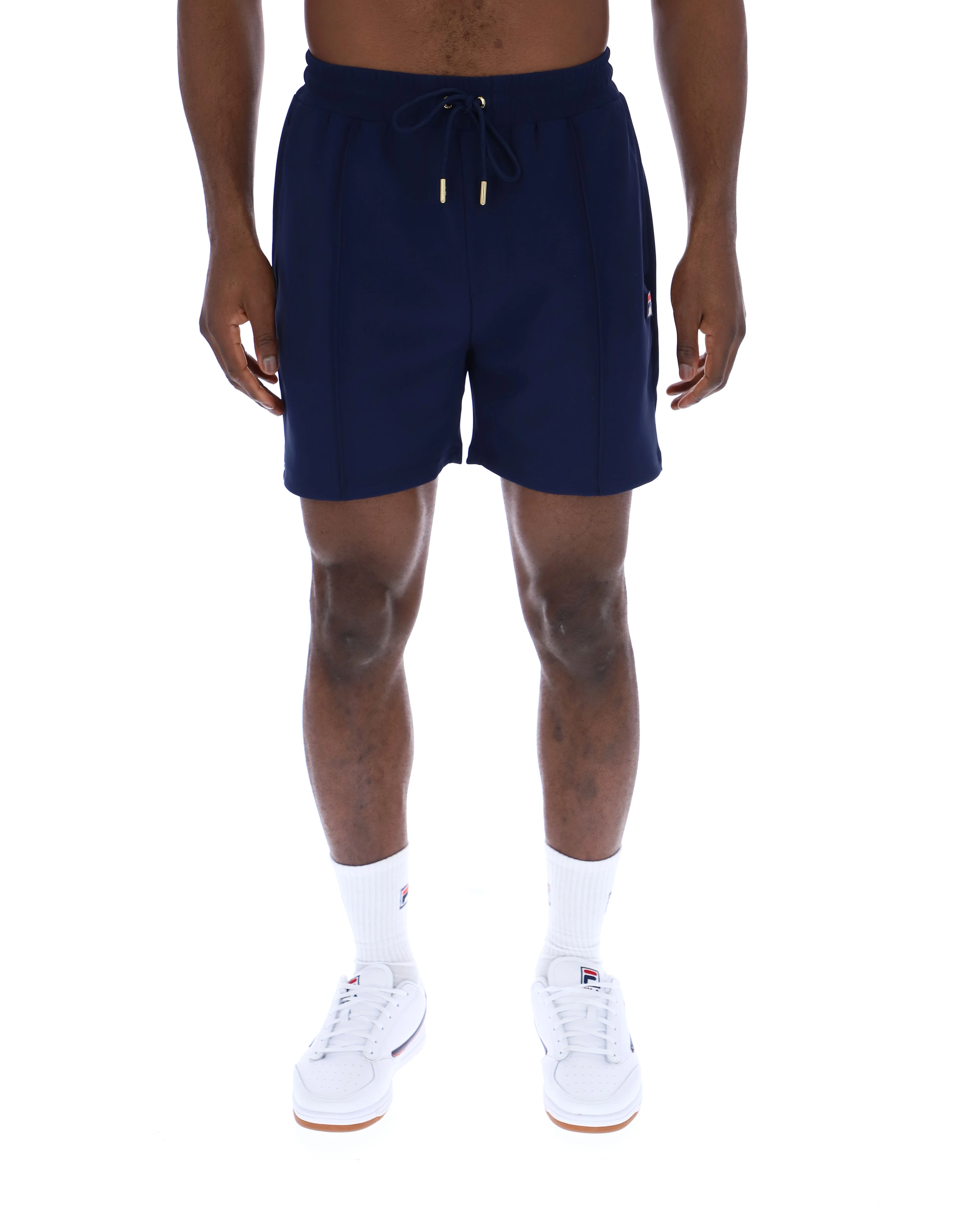 Fila Eusebio Pin Tuck Shorts Navy