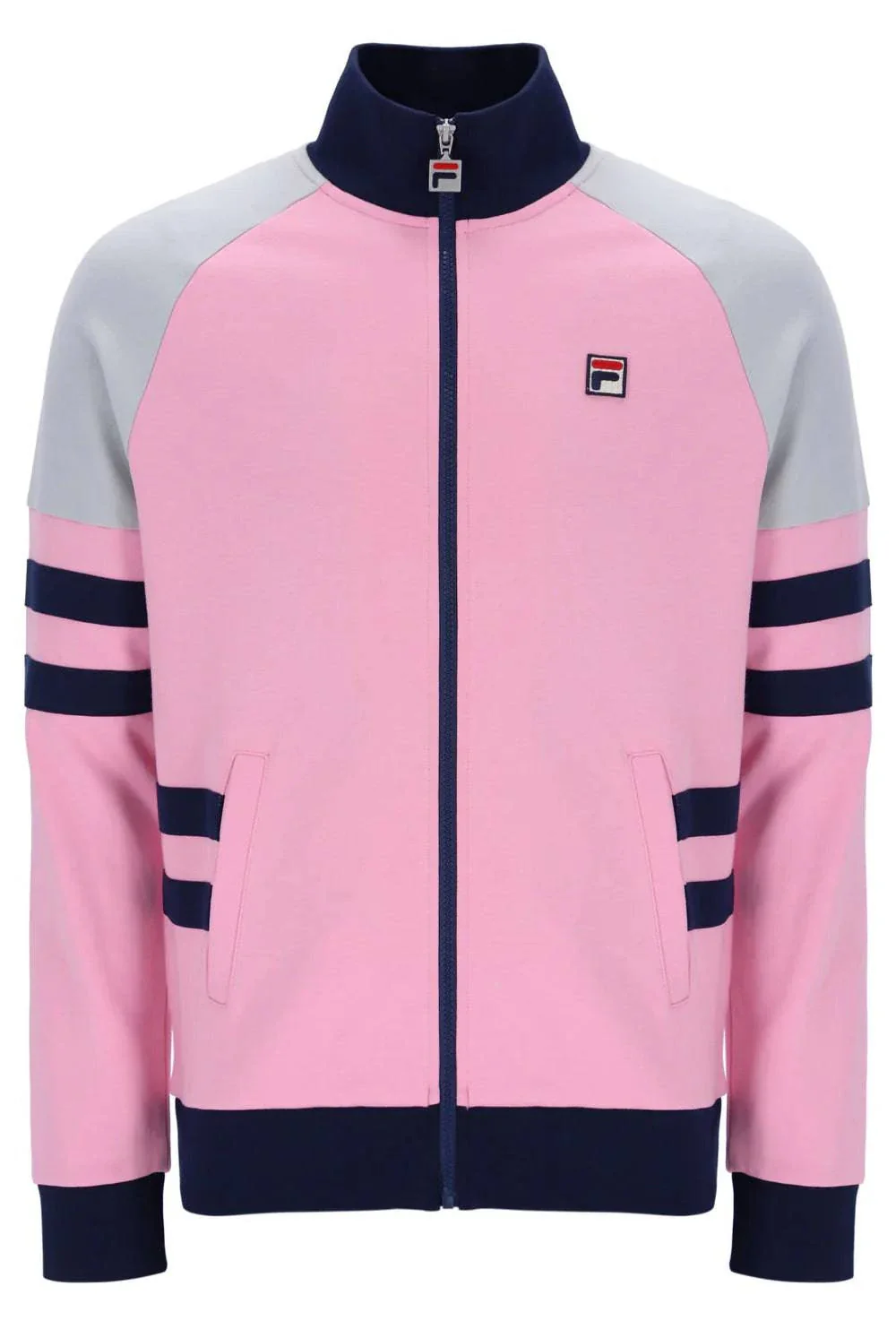Fila Founder 2 Track Top Prism - Pink/Navy/High Rise